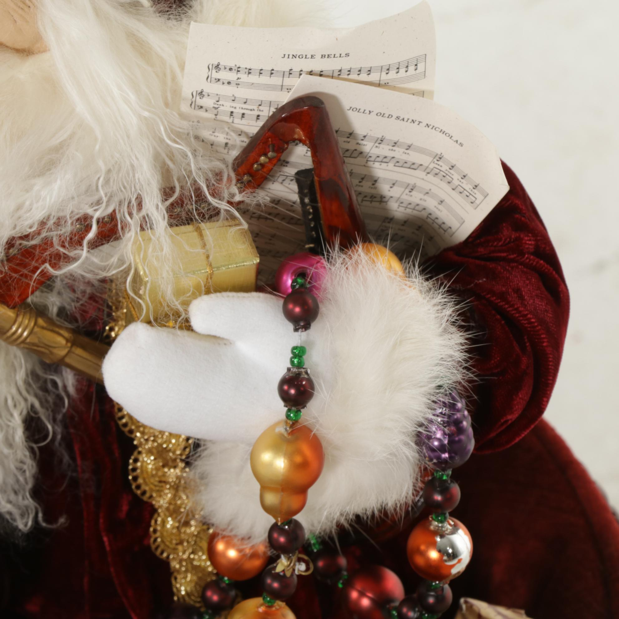 Lynn Haney "Magic Sleigh Ride" Limited Edition Santa in Sleigh Figurine, 1997