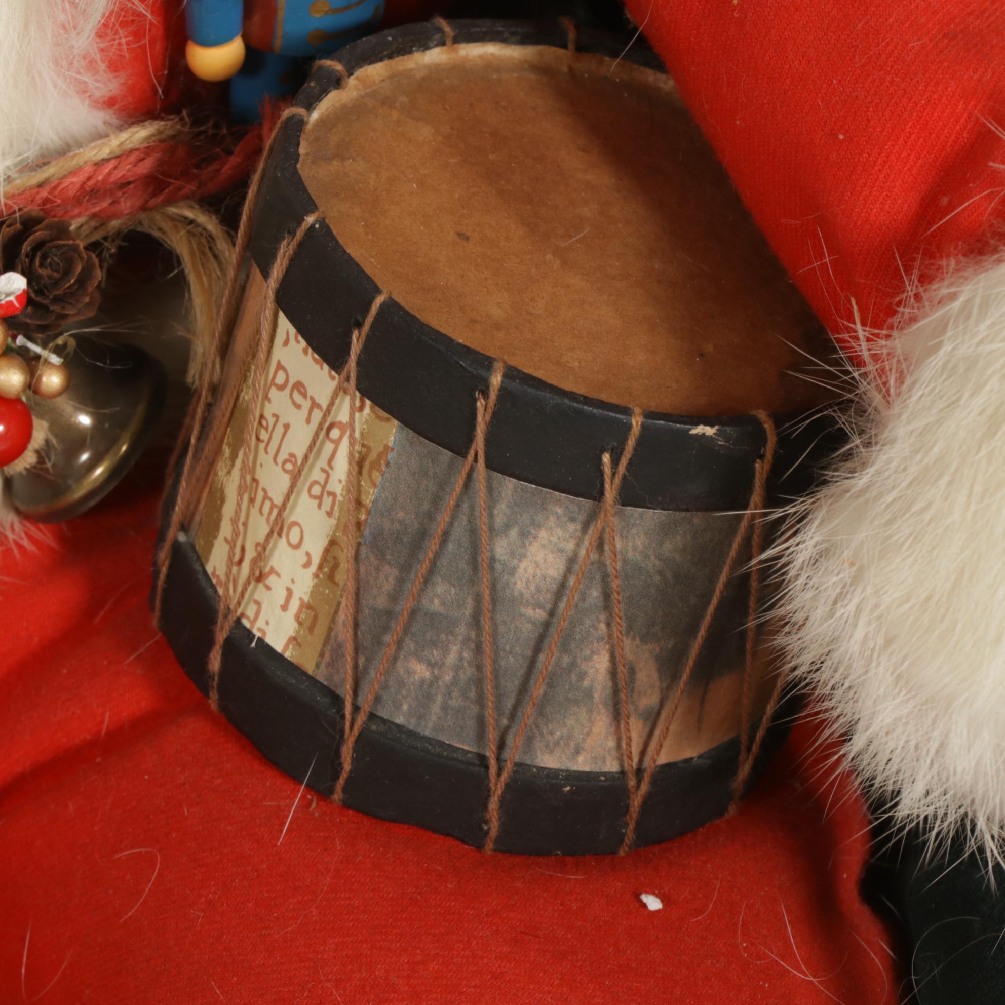 Brian Kidwell "North Pole Ski Patrol" Santa and Elf Ski Lift Figural Group, 1996