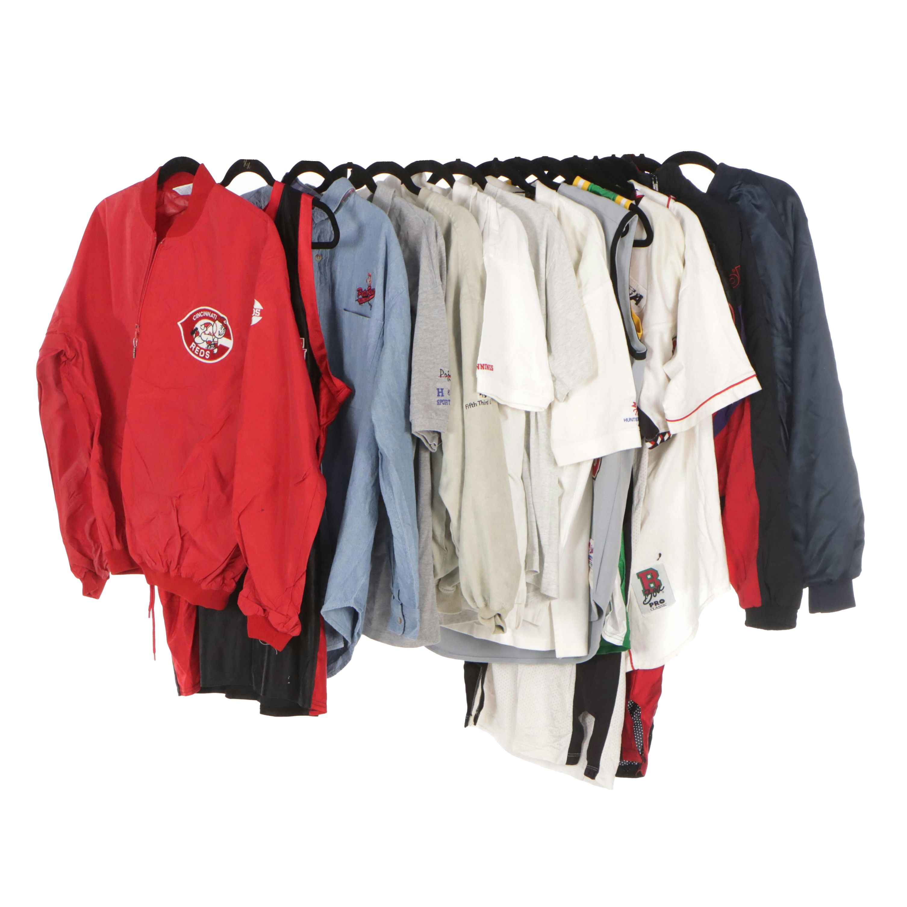 Cincinnati Reds Track Suit and University Of Cincinnati Basketball Uniform, More