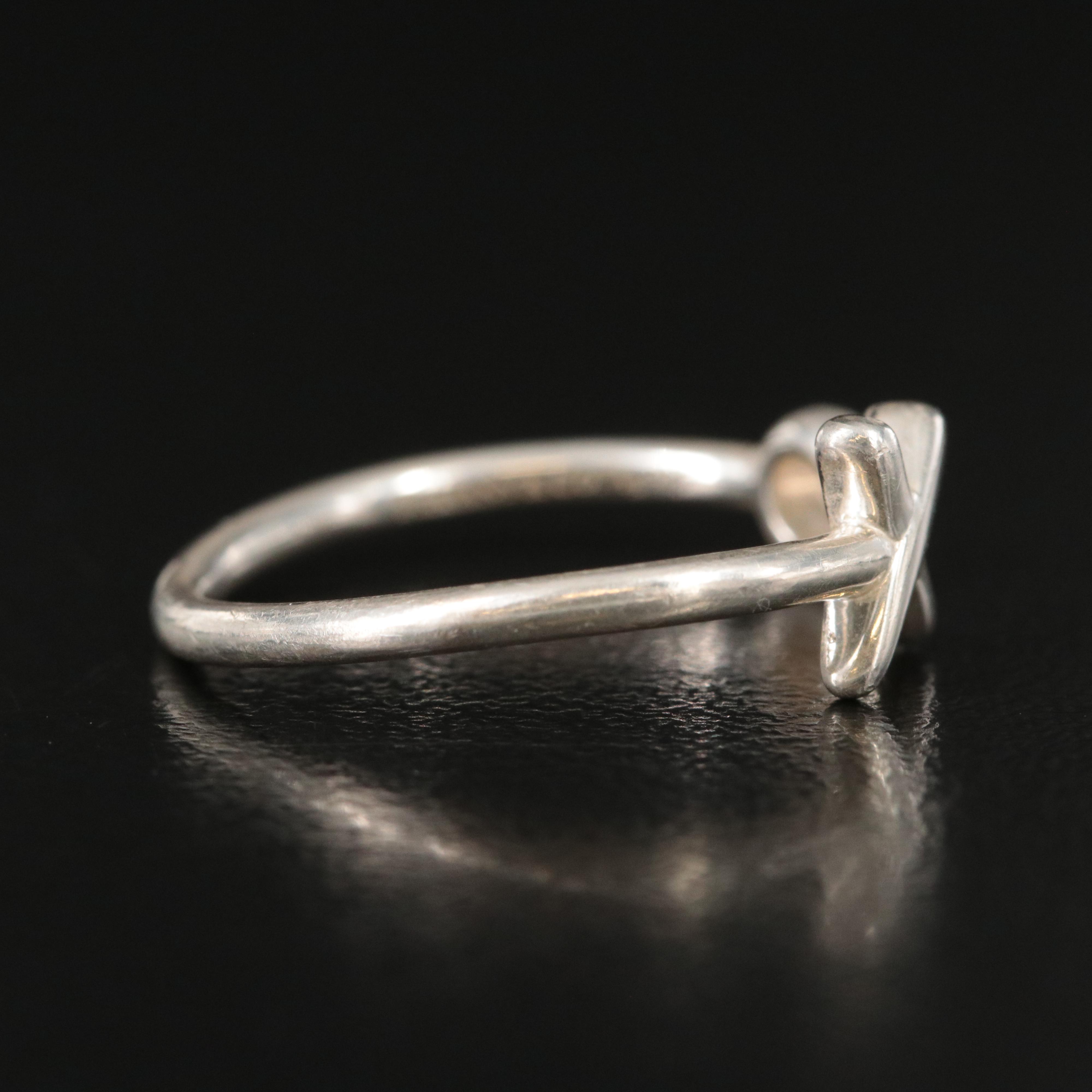 Tiffany & Co. Graffiti X Sterling and Diamond Wire Ring