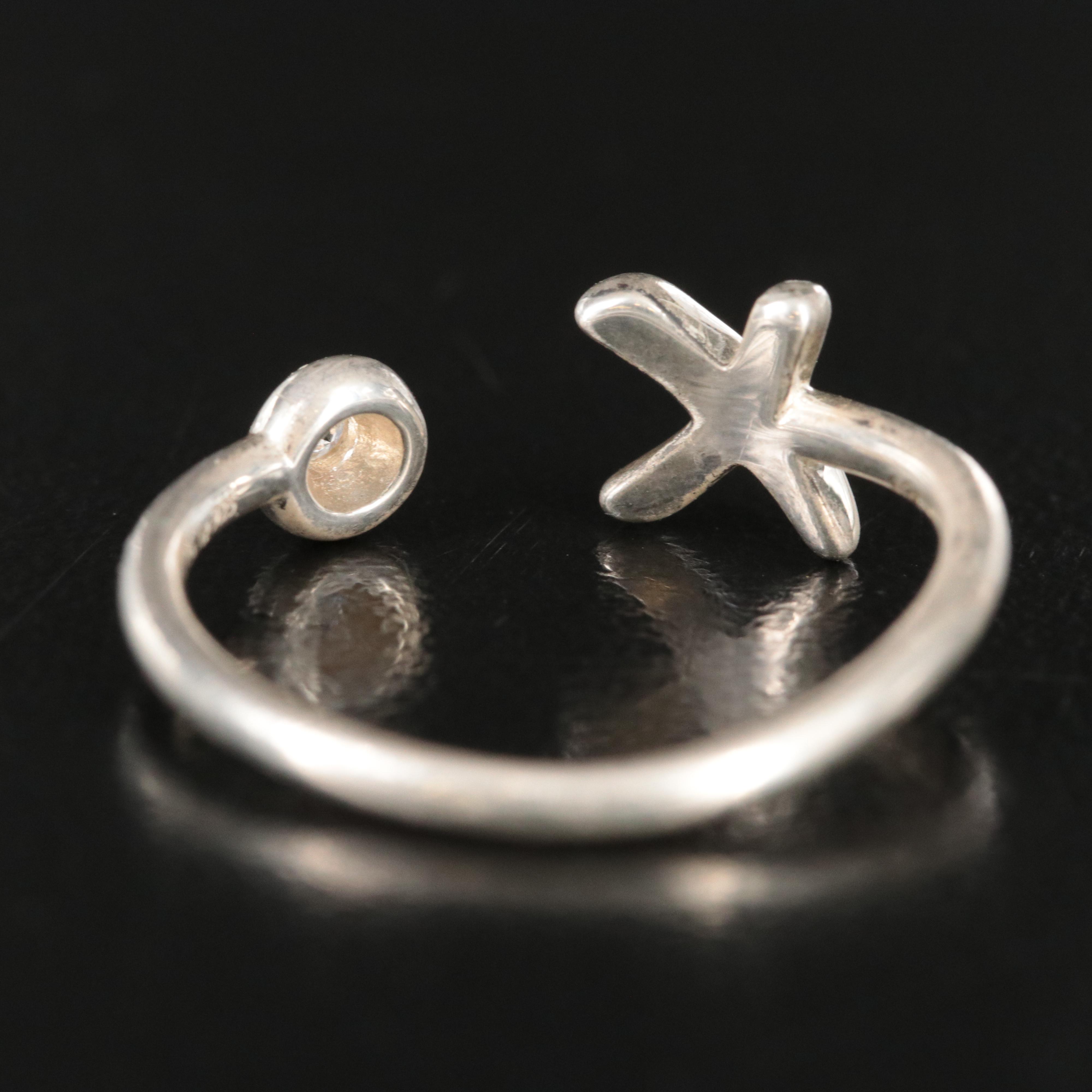 Tiffany & Co. Graffiti X Sterling and Diamond Wire Ring