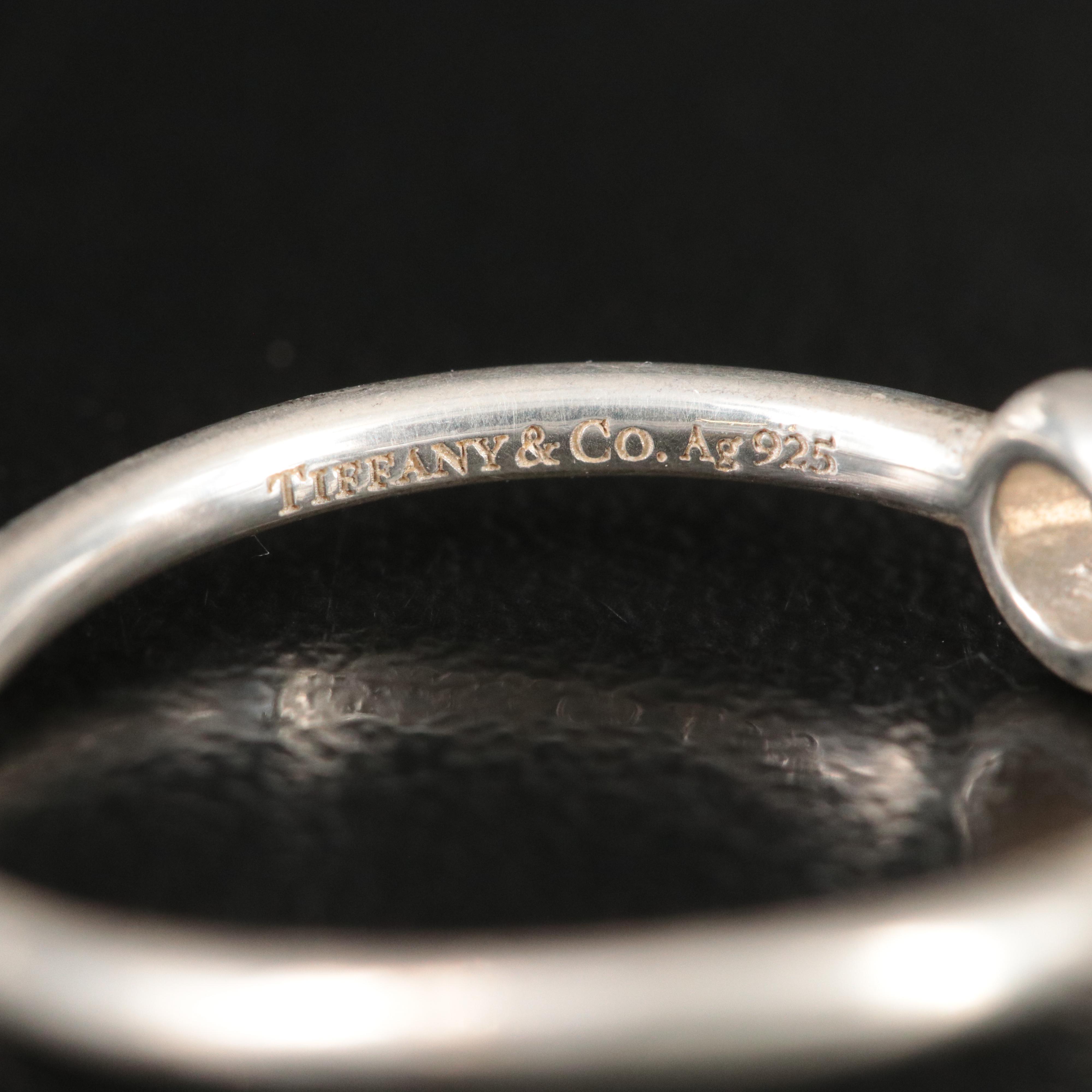 Tiffany & Co. Graffiti X Sterling and Diamond Wire Ring