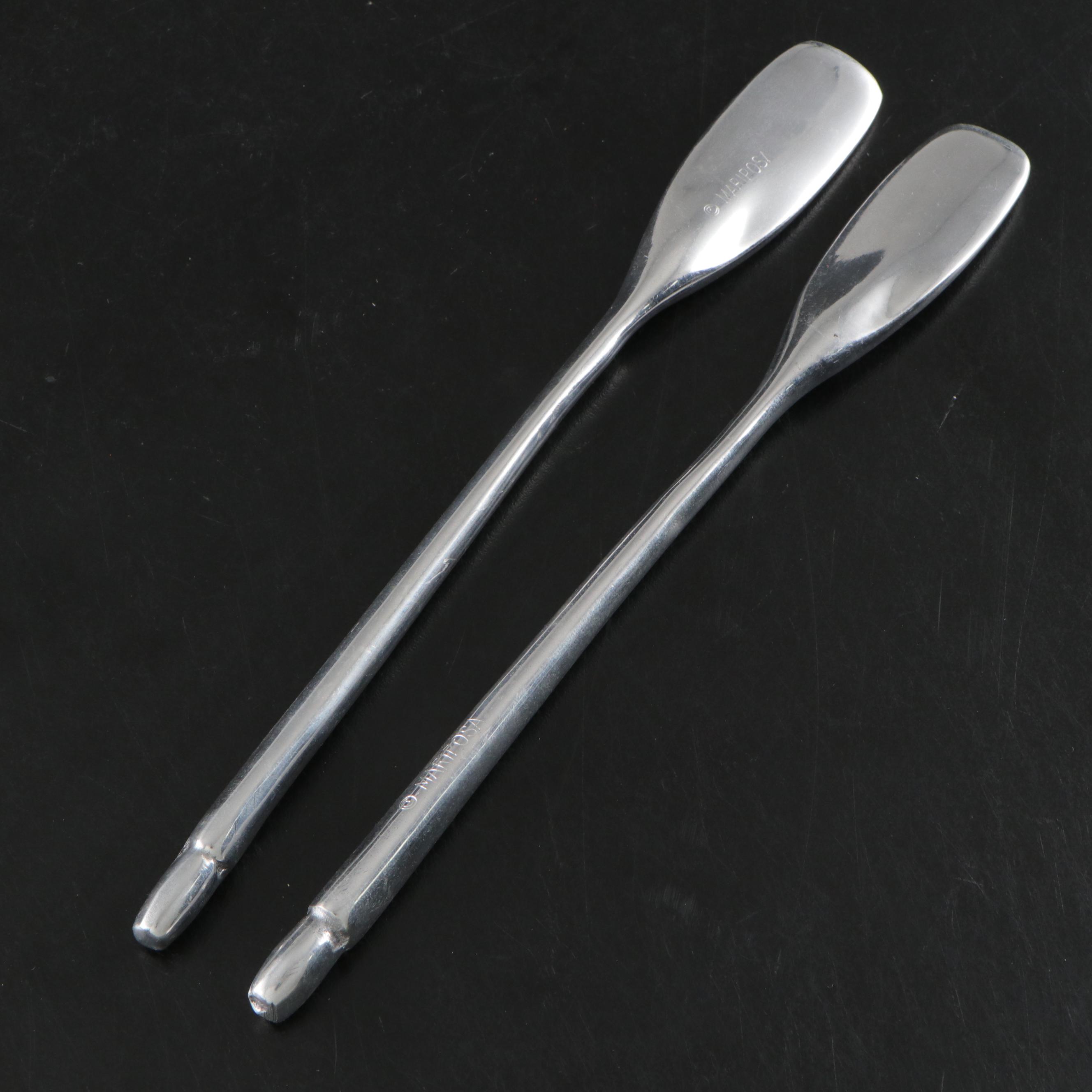 Mariposa Metal Boat-Shaped Serving Bowl with Oars