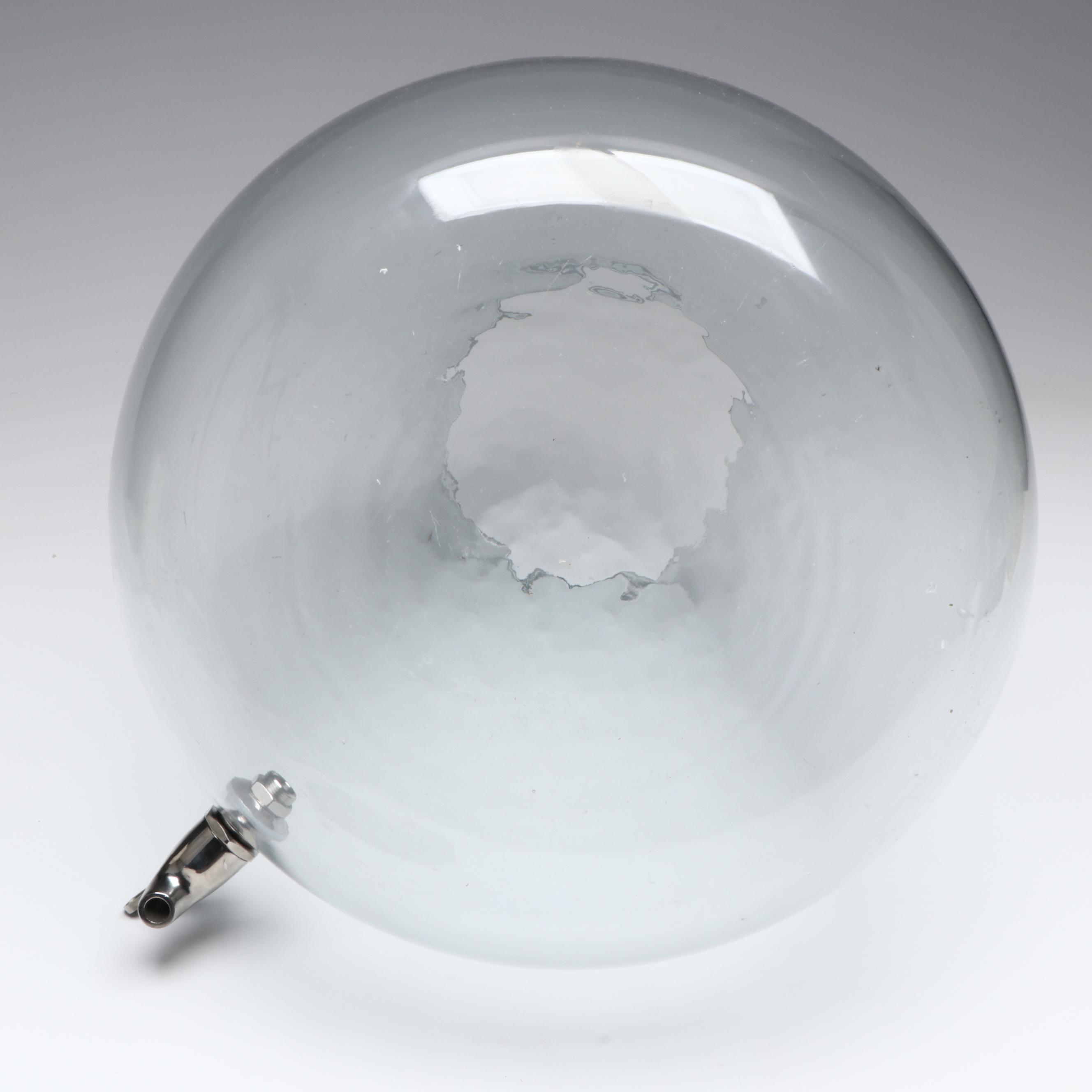 Roost Blown Recycled Glass Bubble Shaped Beverage Dispenser