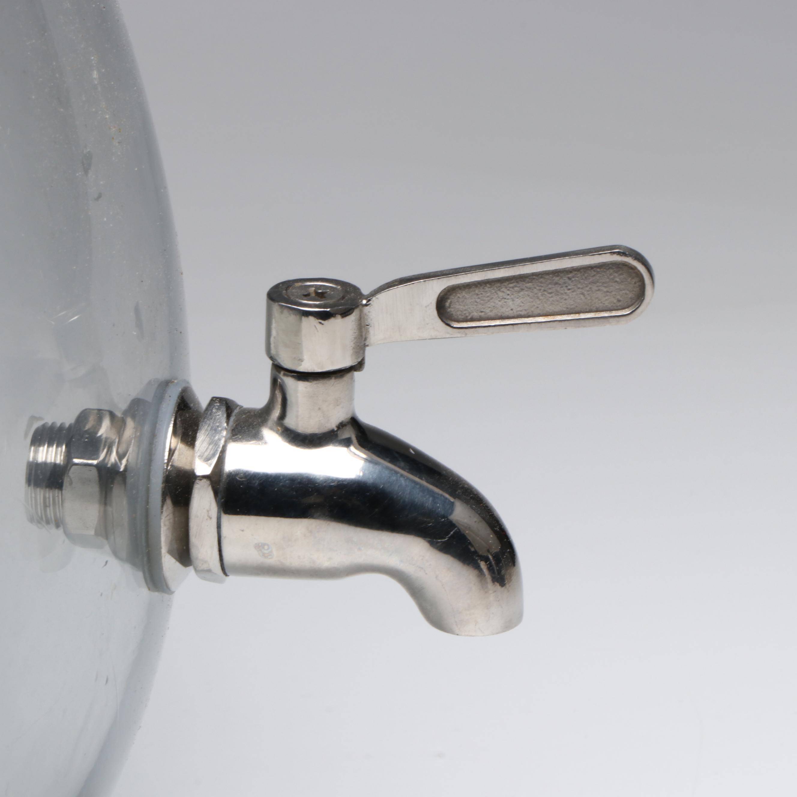 Roost Blown Recycled Glass Bubble Shaped Beverage Dispenser