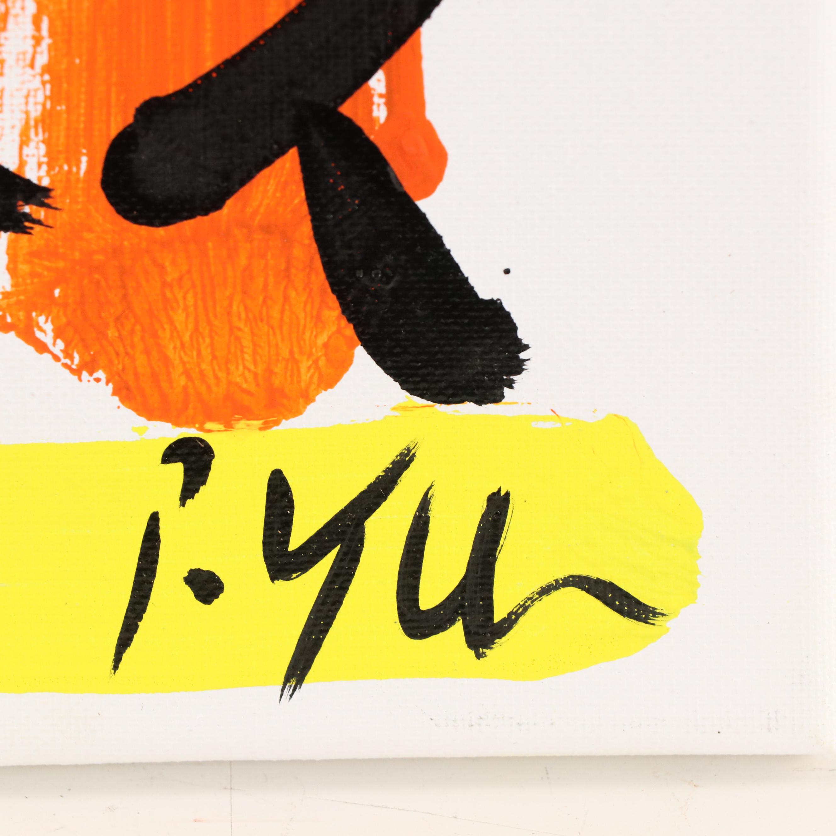 Peter Robert Keil Stylized Acrylic Portrait