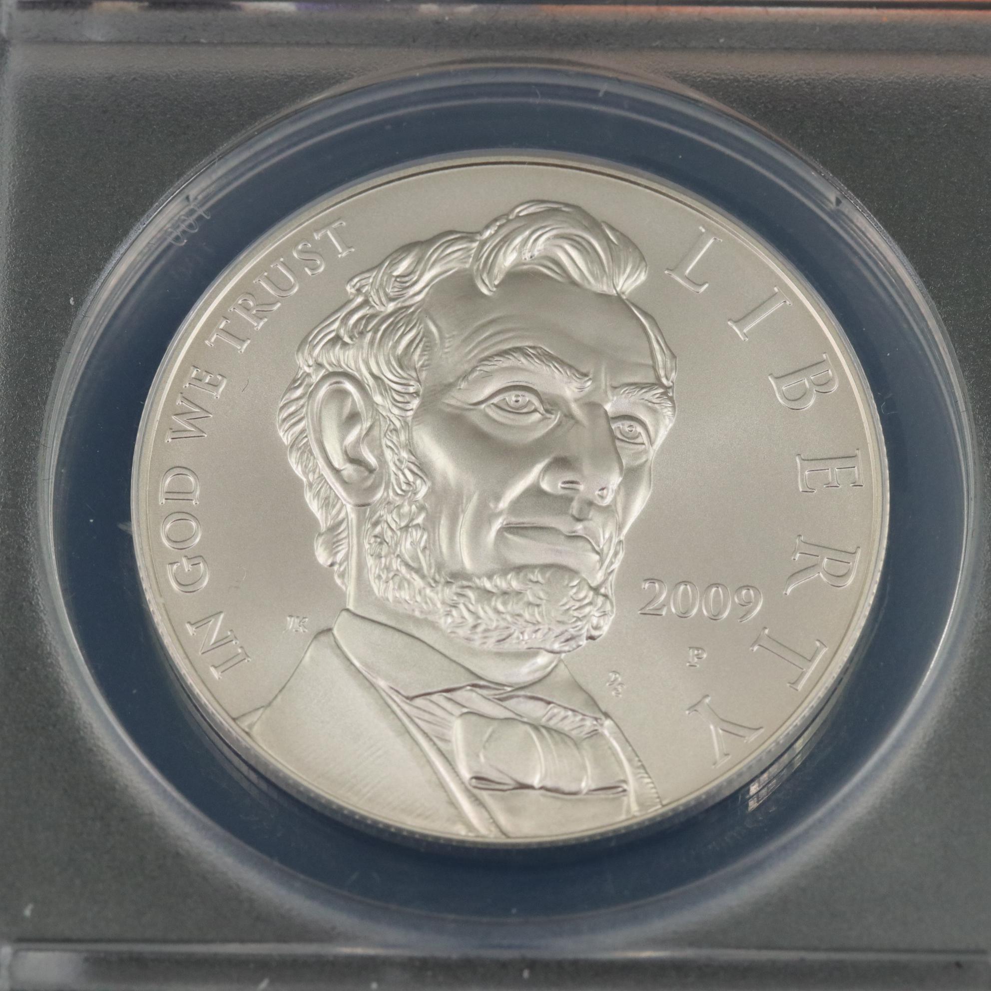 Three NGC Certified Modern Commemorative Silver Dollars