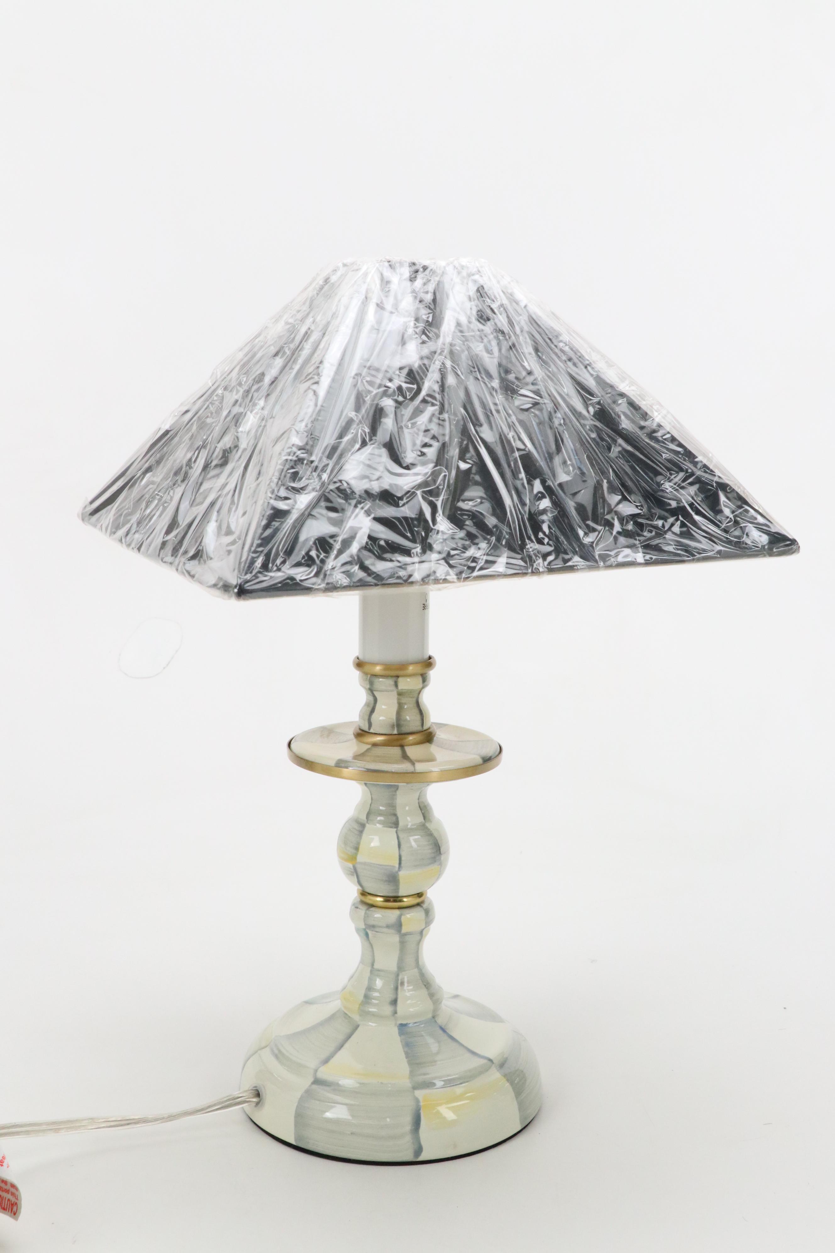 MacKenzie-Childs "Sterling Check" Candlesticks, Table Lamp and More with Other