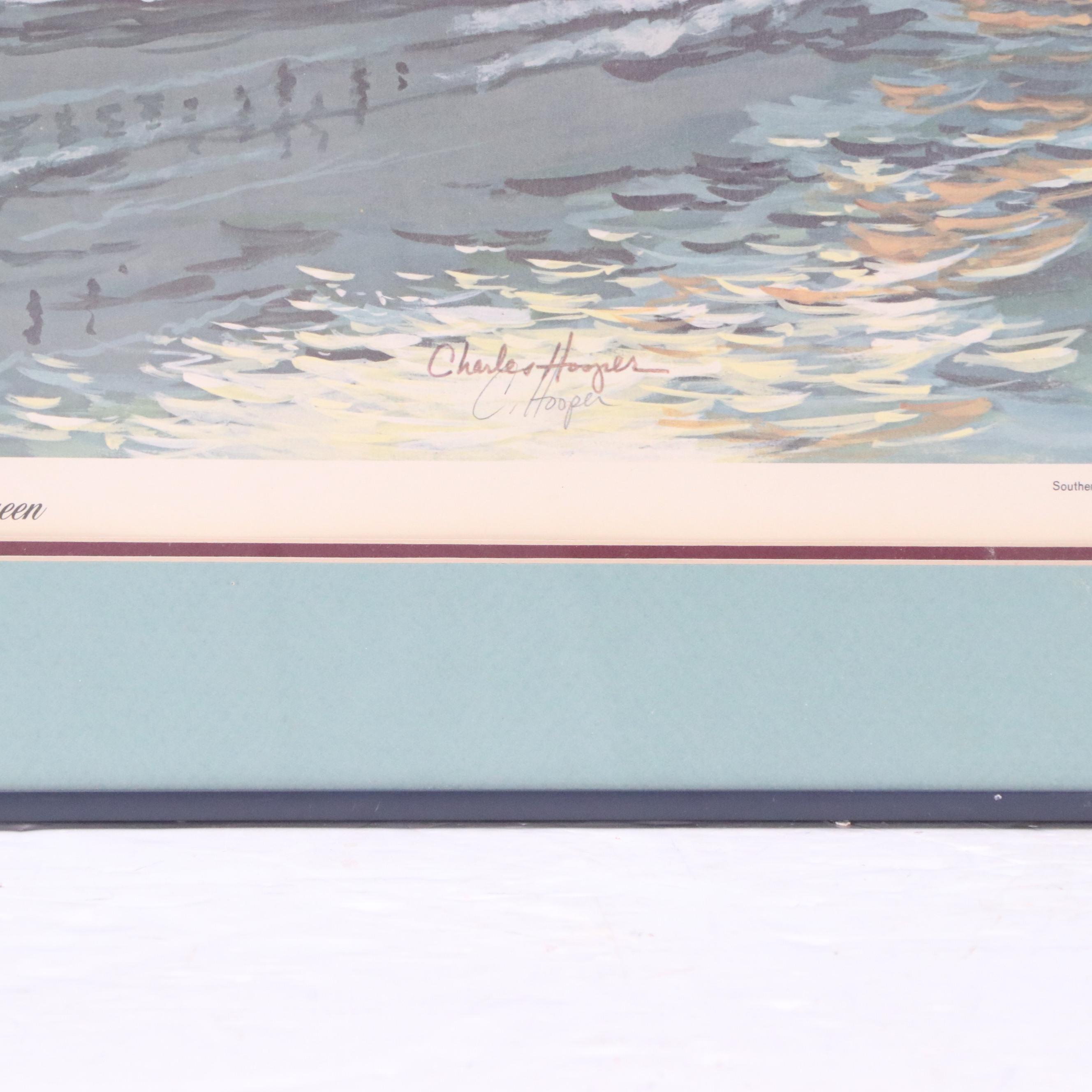 Charles Hooper Offset Lithograph "Delta Queen"