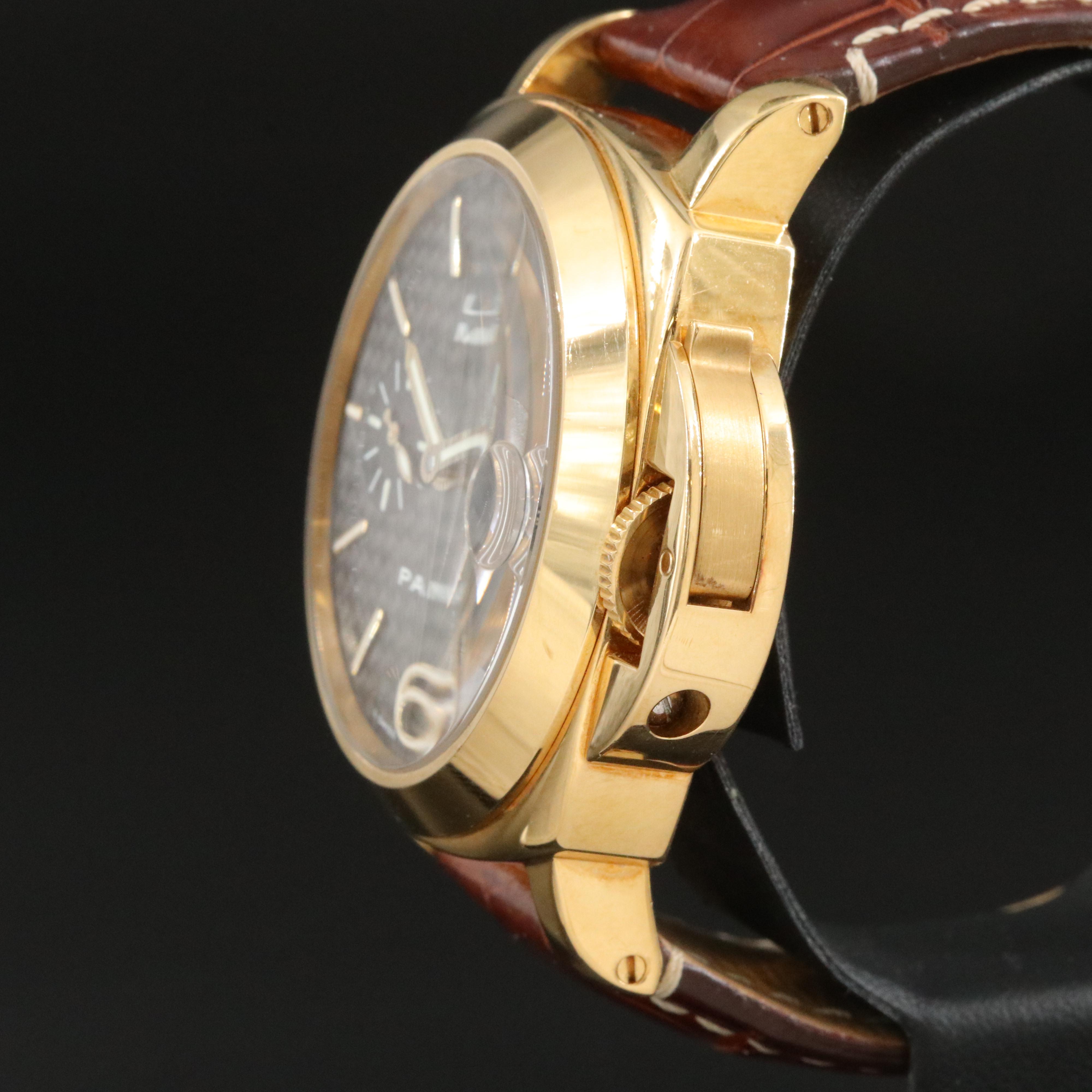 Panerai Luminor Marina Ref. Pam00140 18K Gold Watch