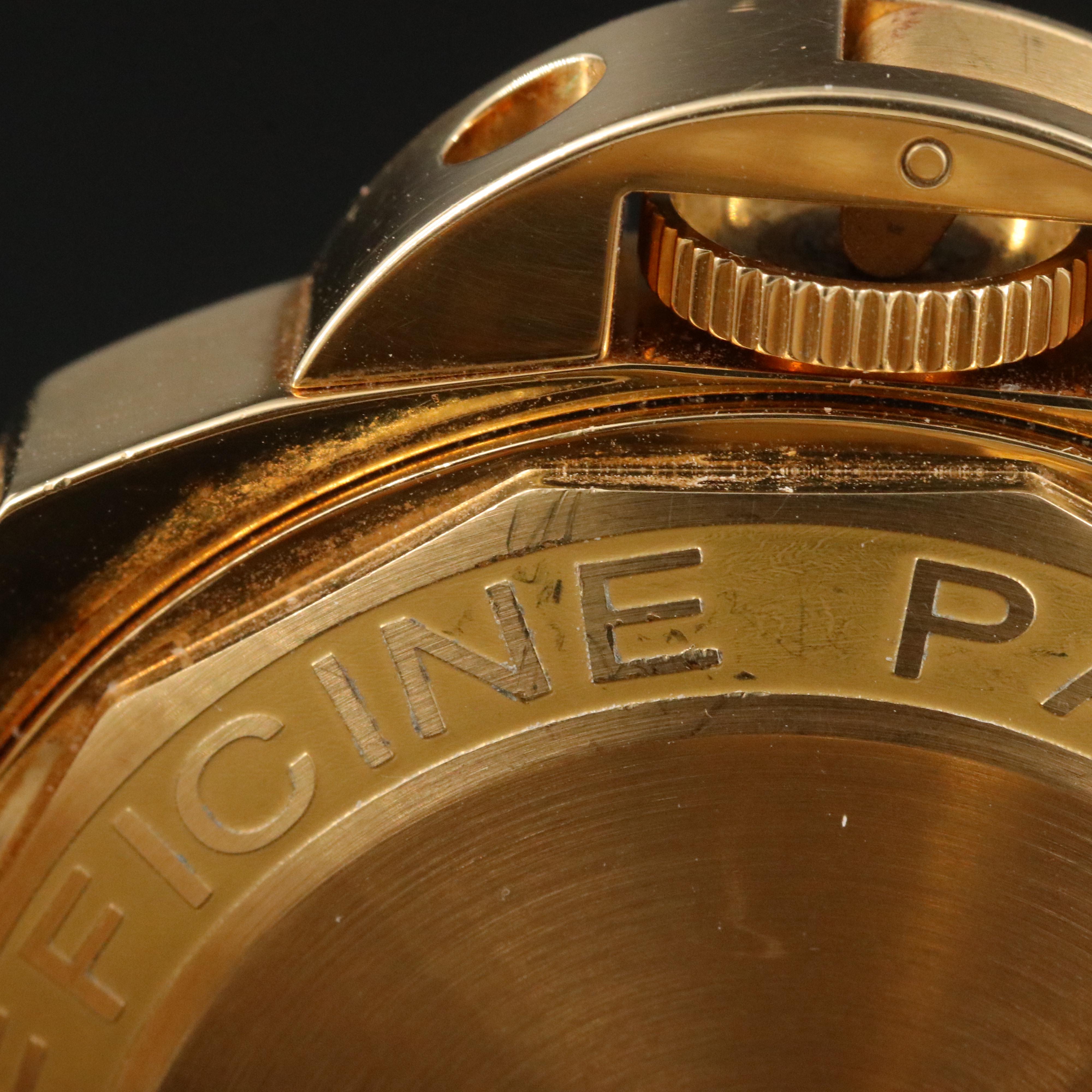 Panerai Luminor Marina Ref. Pam00140 18K Gold Watch