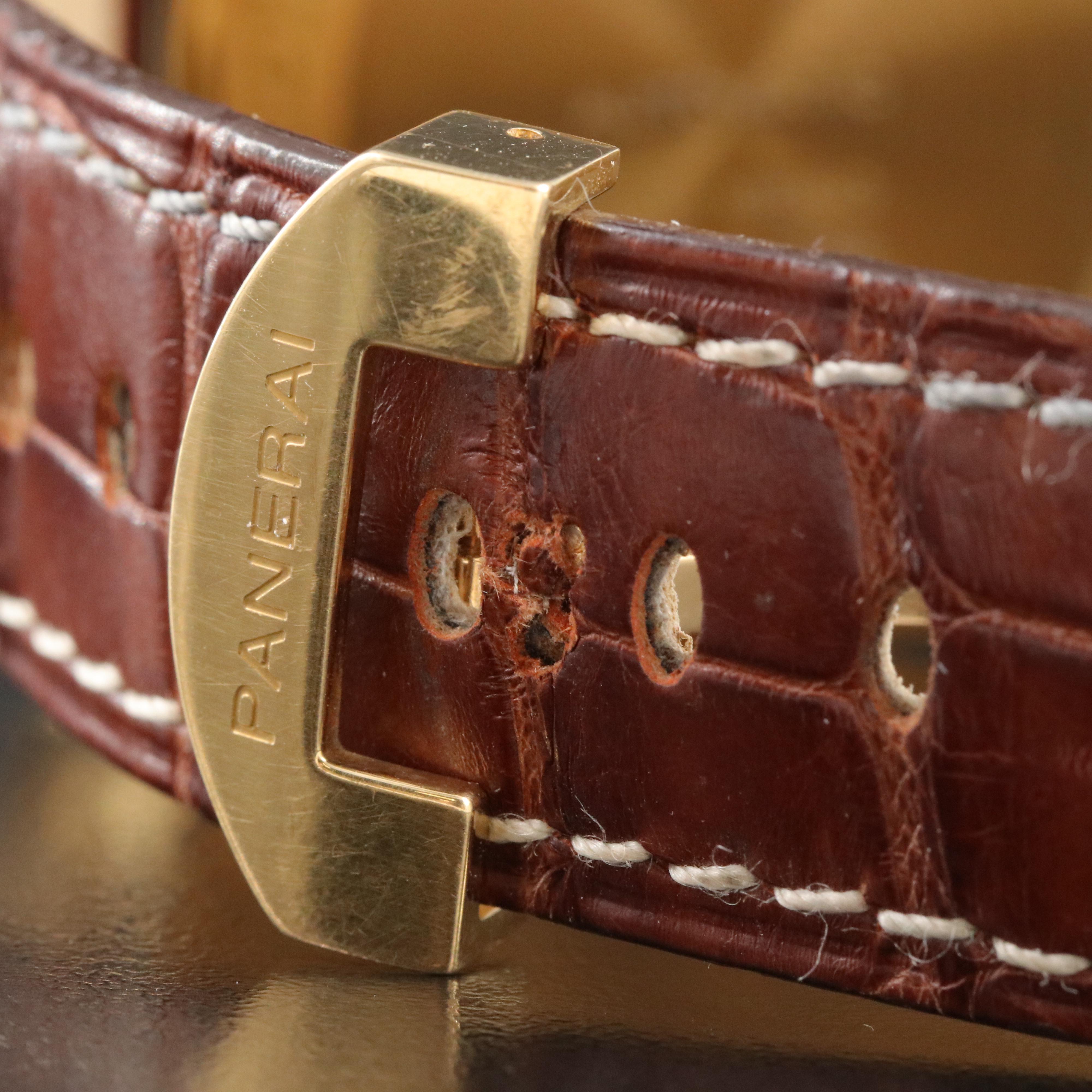 Panerai Luminor Marina Ref. Pam00140 18K Gold Watch