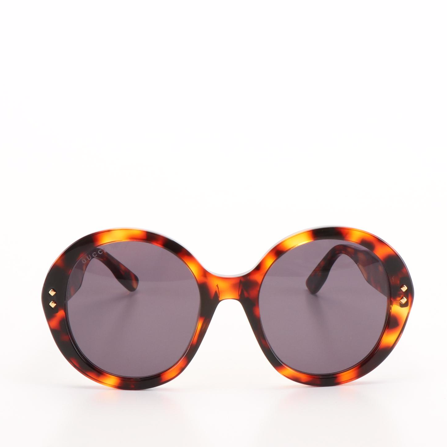 Gucci GG1081S Havana Smoke Lens Sunglasses