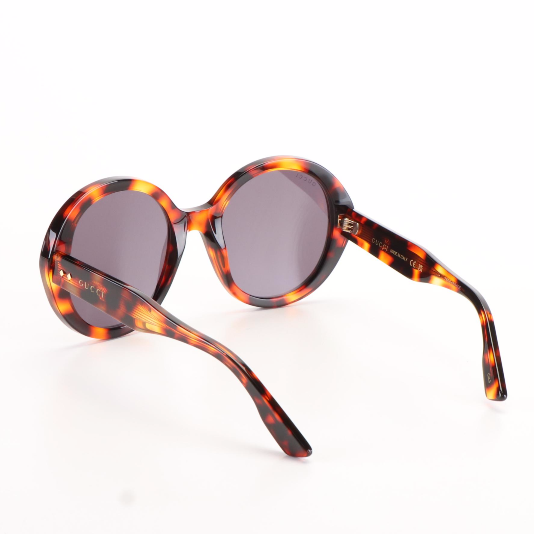 Gucci GG1081S Havana Smoke Lens Sunglasses