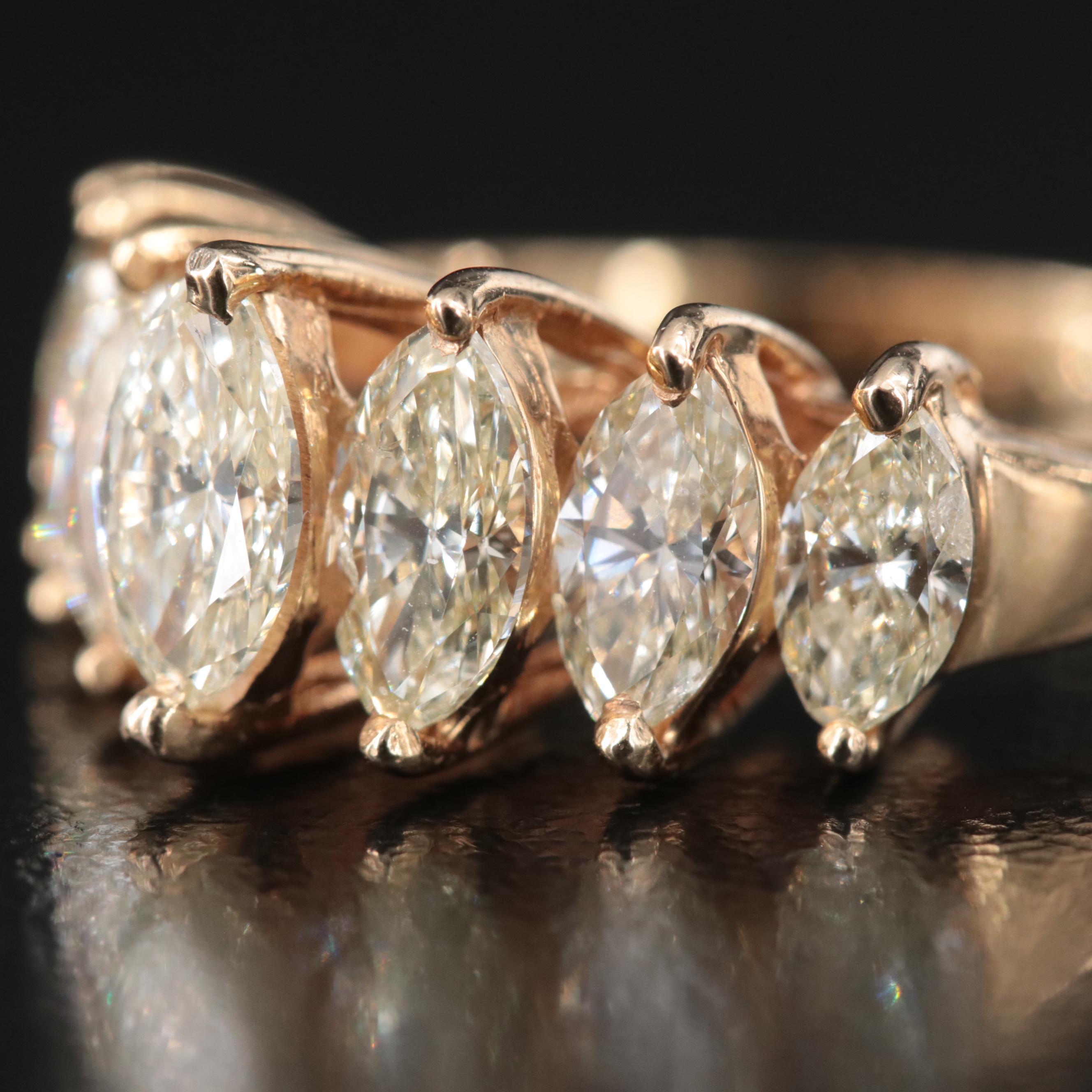 14K 1.80 CTW Diamond Tiered Ring