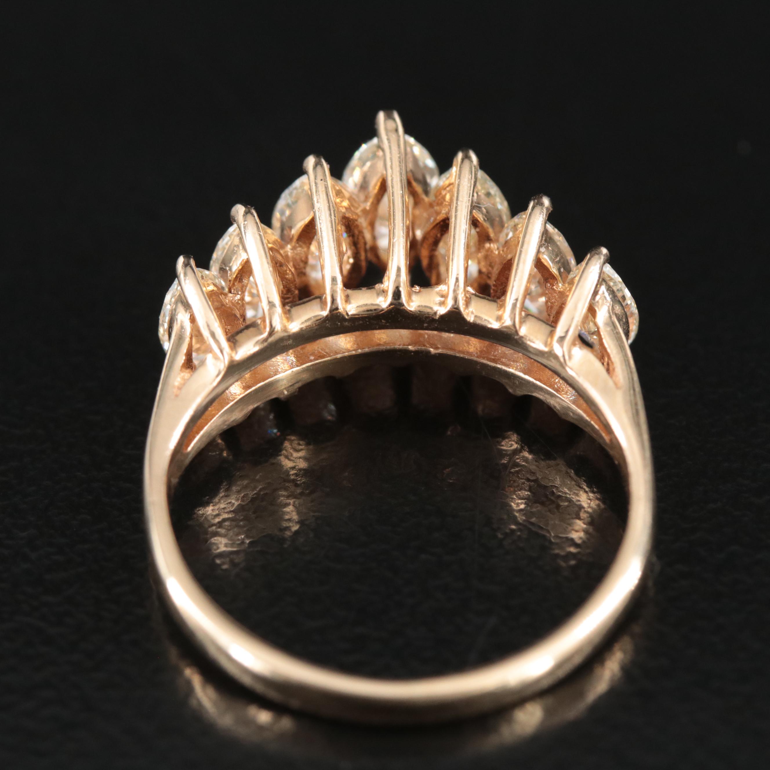 14K 1.80 CTW Diamond Tiered Ring