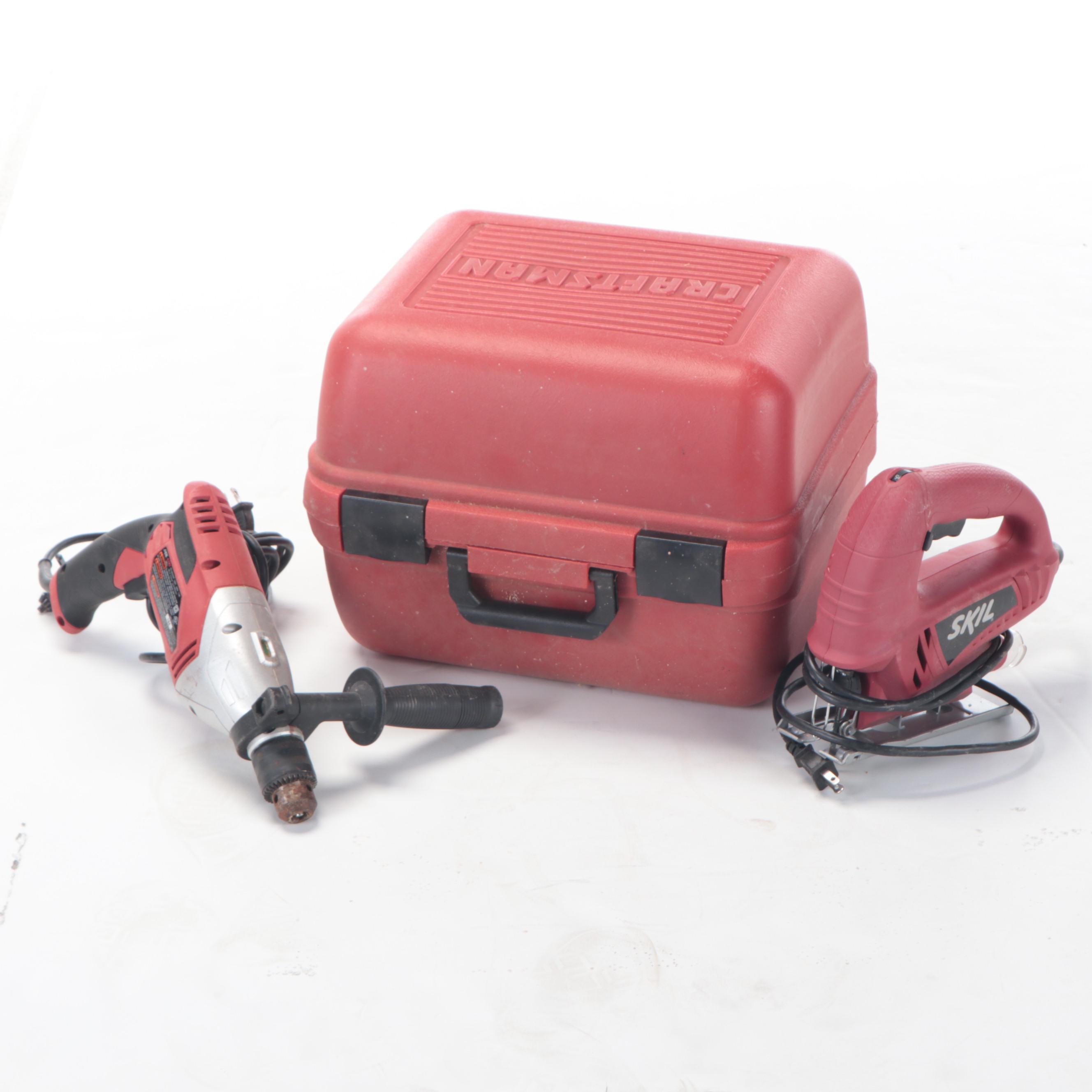 Craftsman Circular Saw with Skil Jigsaw and Drill