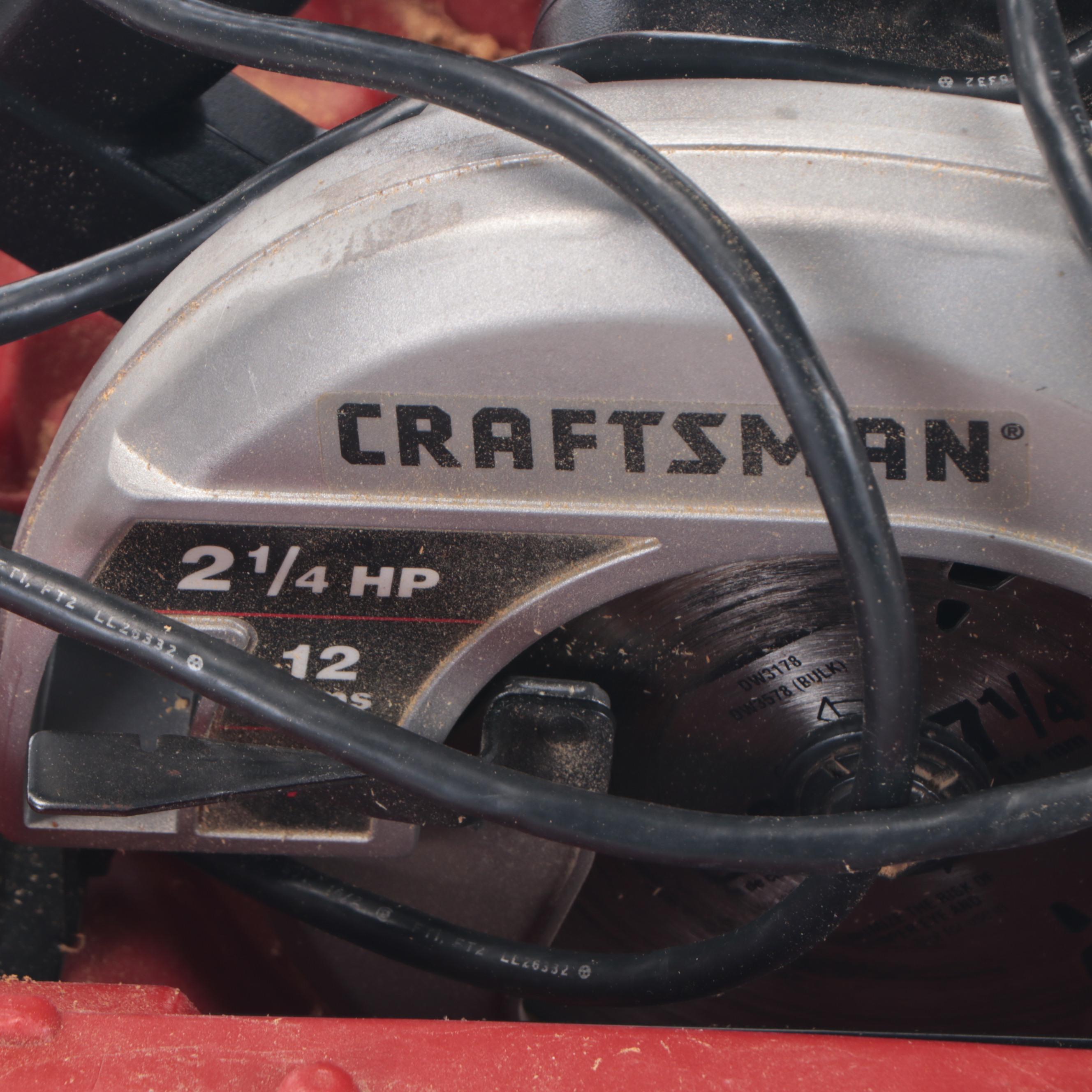 Craftsman Circular Saw with Skil Jigsaw and Drill