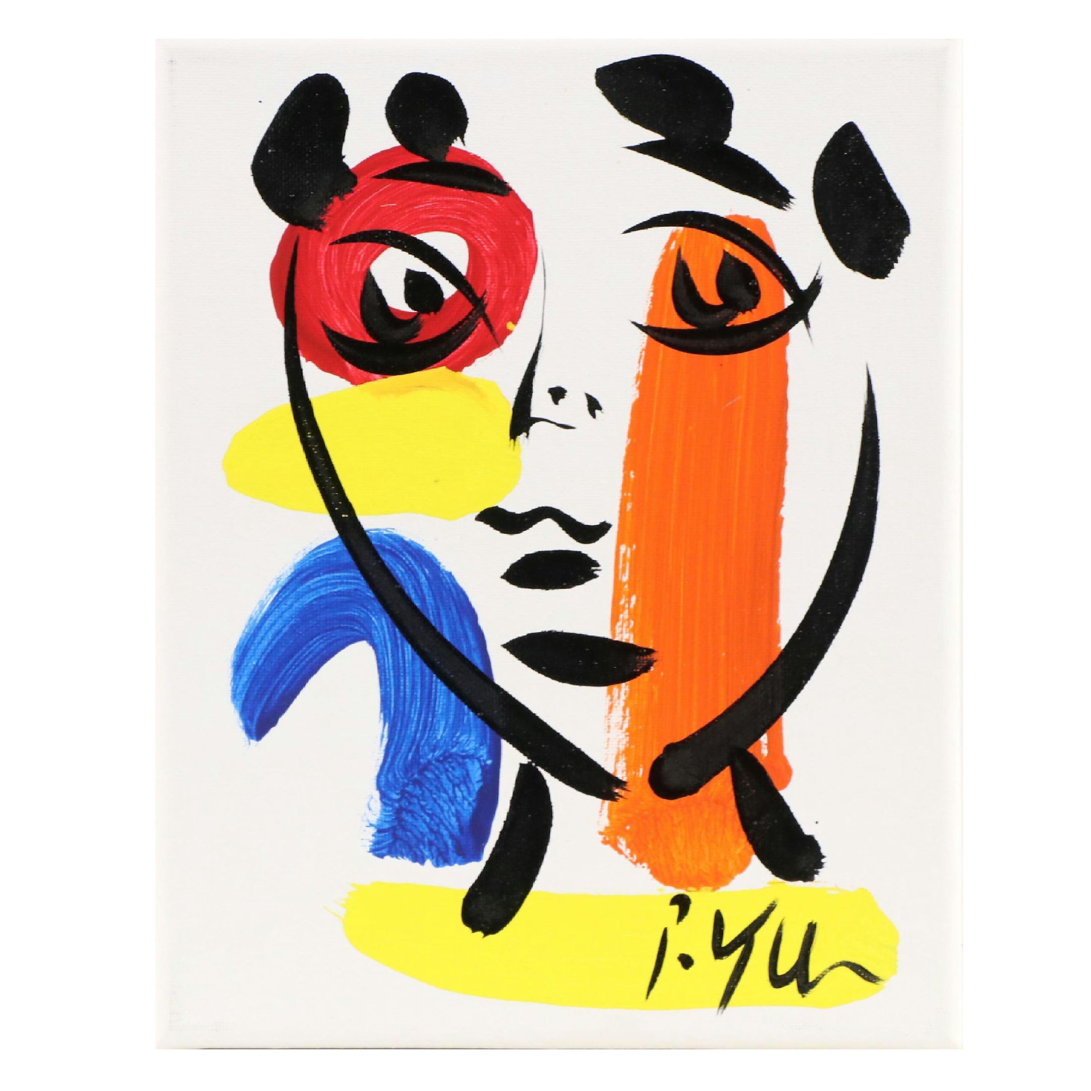 Peter Robert Keil Stylized Acrylic Portrait