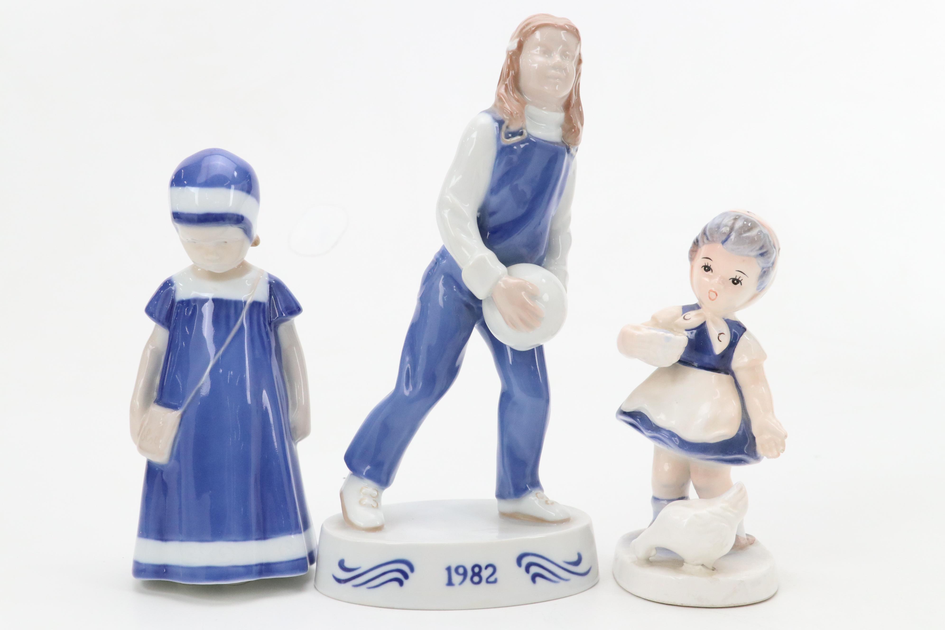 Bing & Grøndahl "Else" Porcelain Figurine and More Porcelain Figurines and Décor