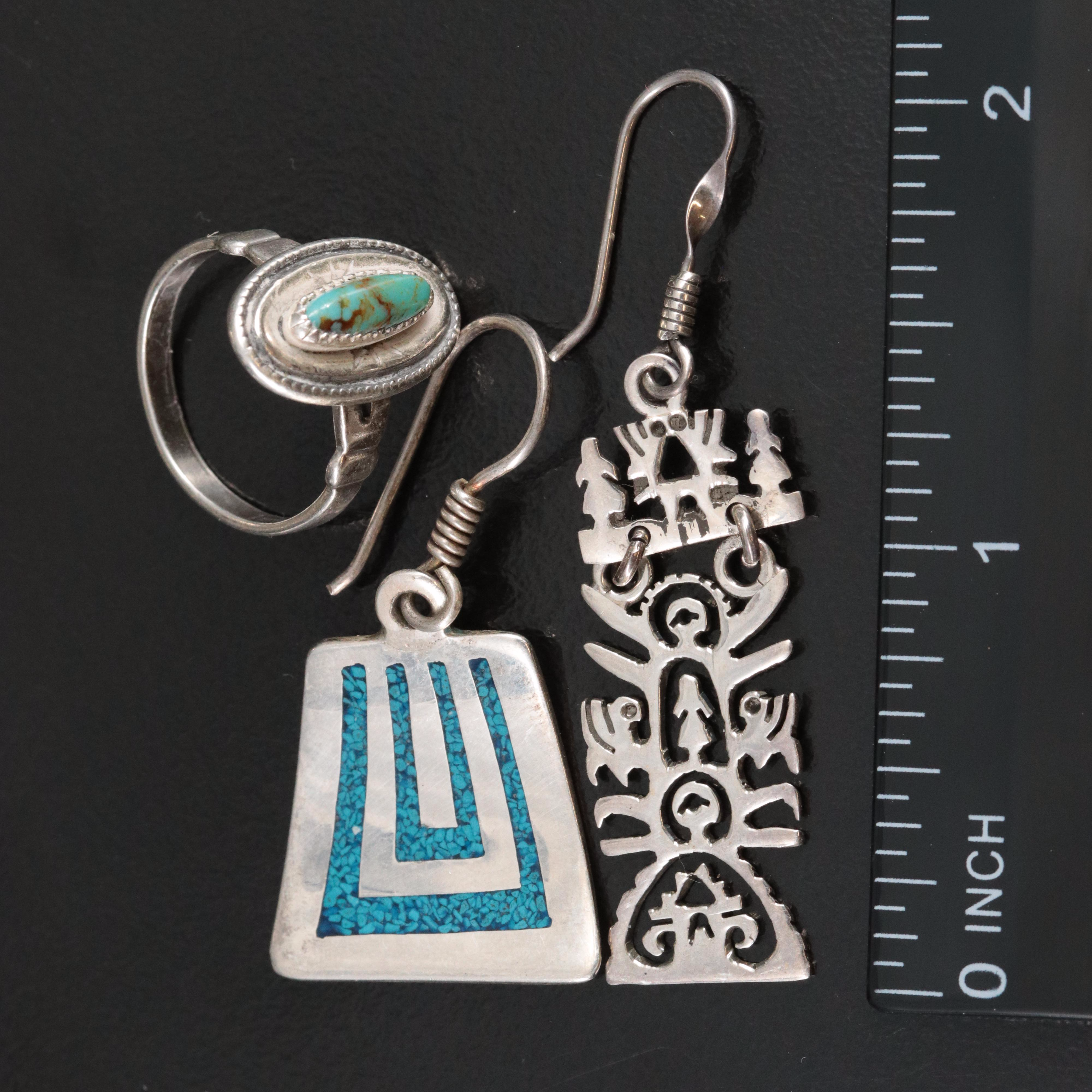 Sterling Turquoise, Black Onyx and Opal Jewelry with Clifton Cheama, Zuni