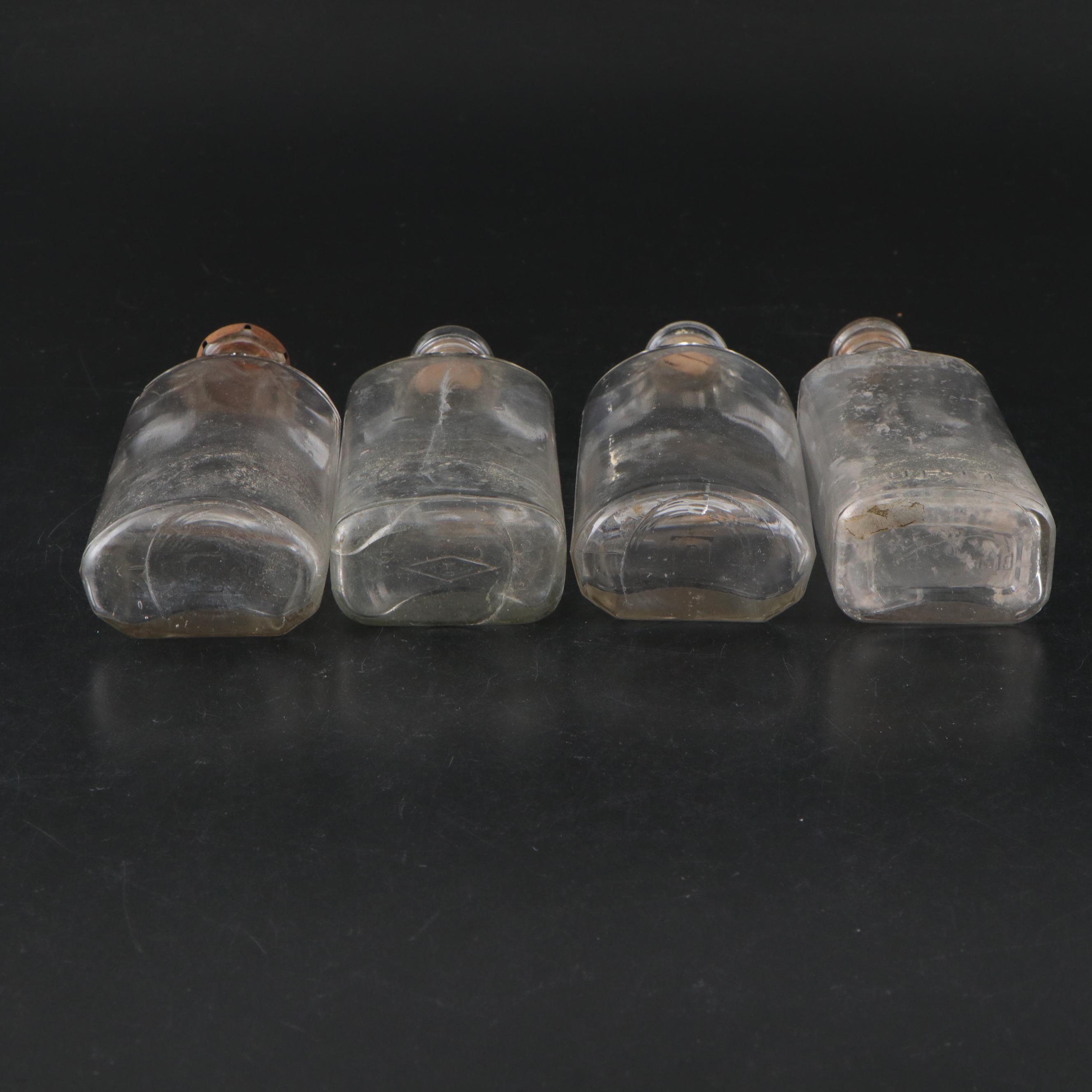 US Glass "Buzz Star Clear" Glass Child's Sugar and Creamer with Bottles and More