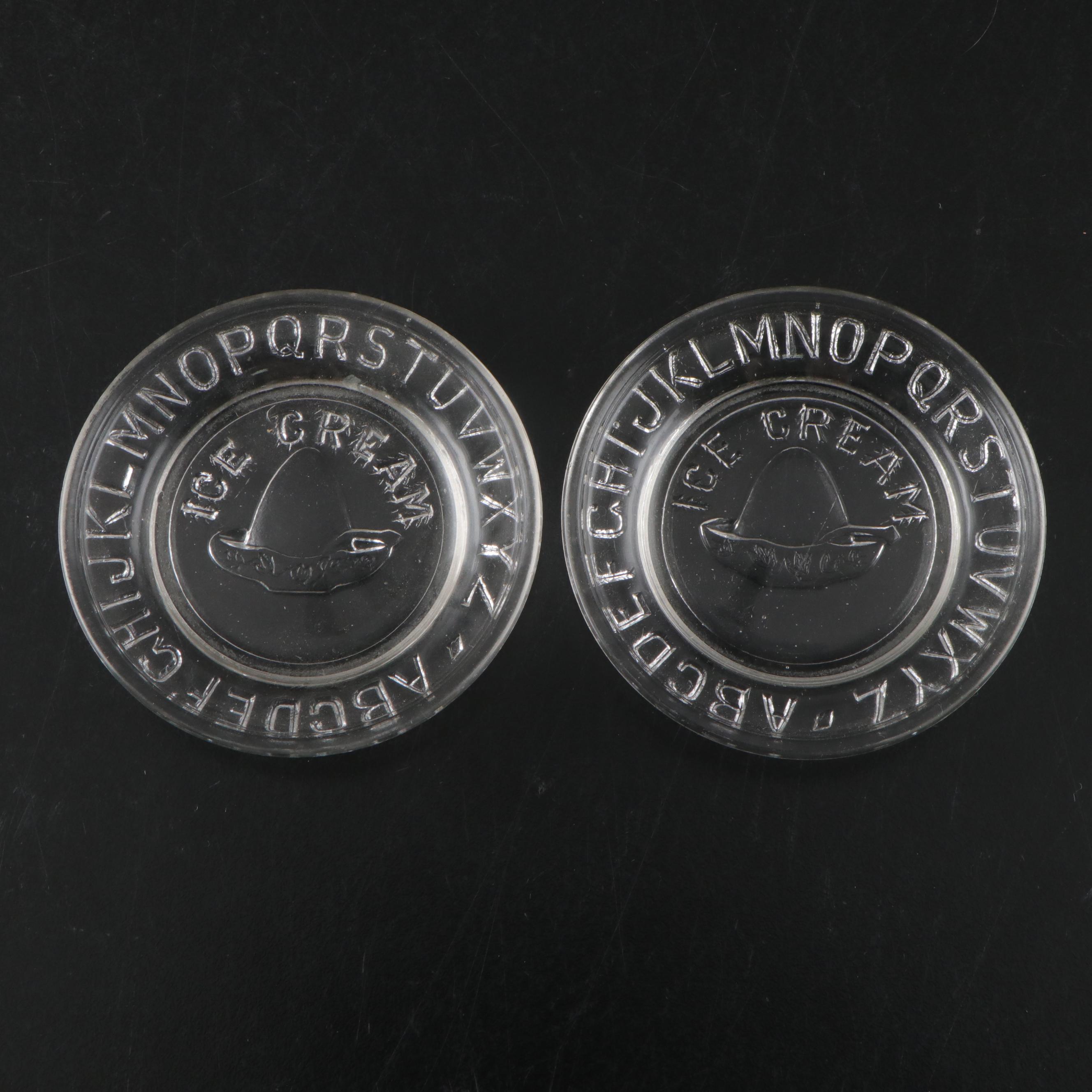 US Glass "Buzz Star Clear" Glass Child's Sugar and Creamer with Bottles and More