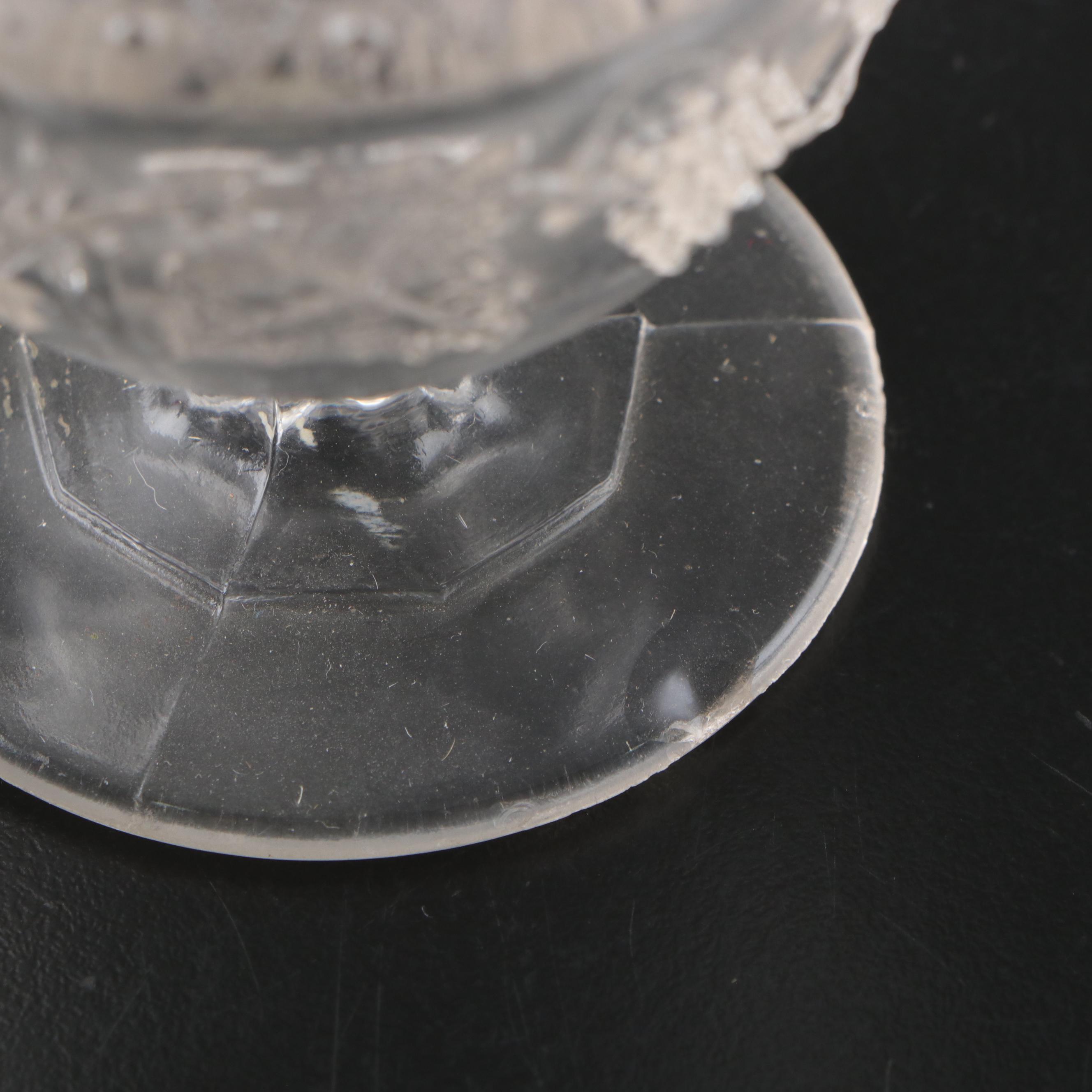 US Glass "Buzz Star Clear" Glass Child's Sugar and Creamer with Bottles and More