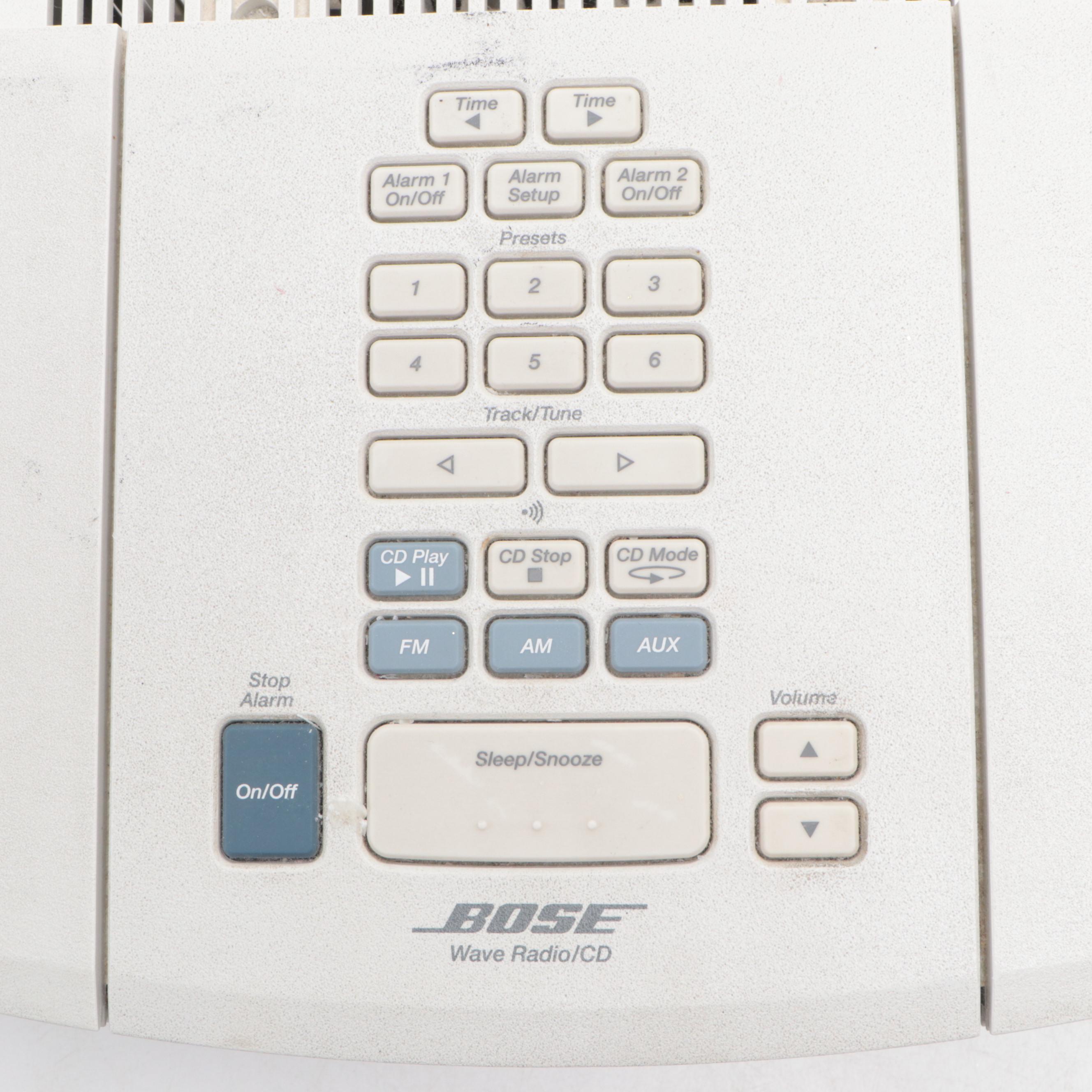 Bose Wave Radio/CD with DesignNest and GoodEarth Wall Chargers