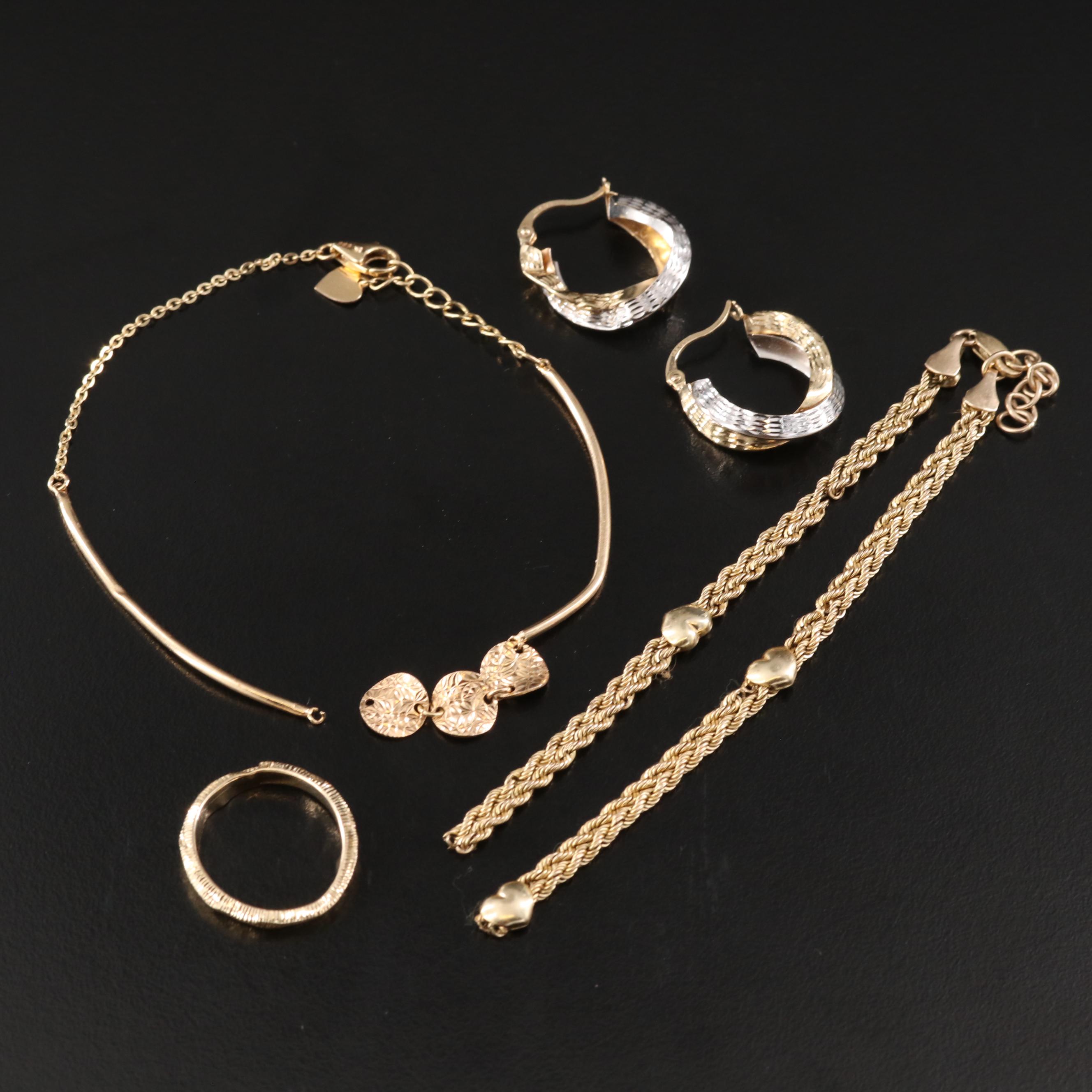 Scrap 14K and 10K Gold Jewelry