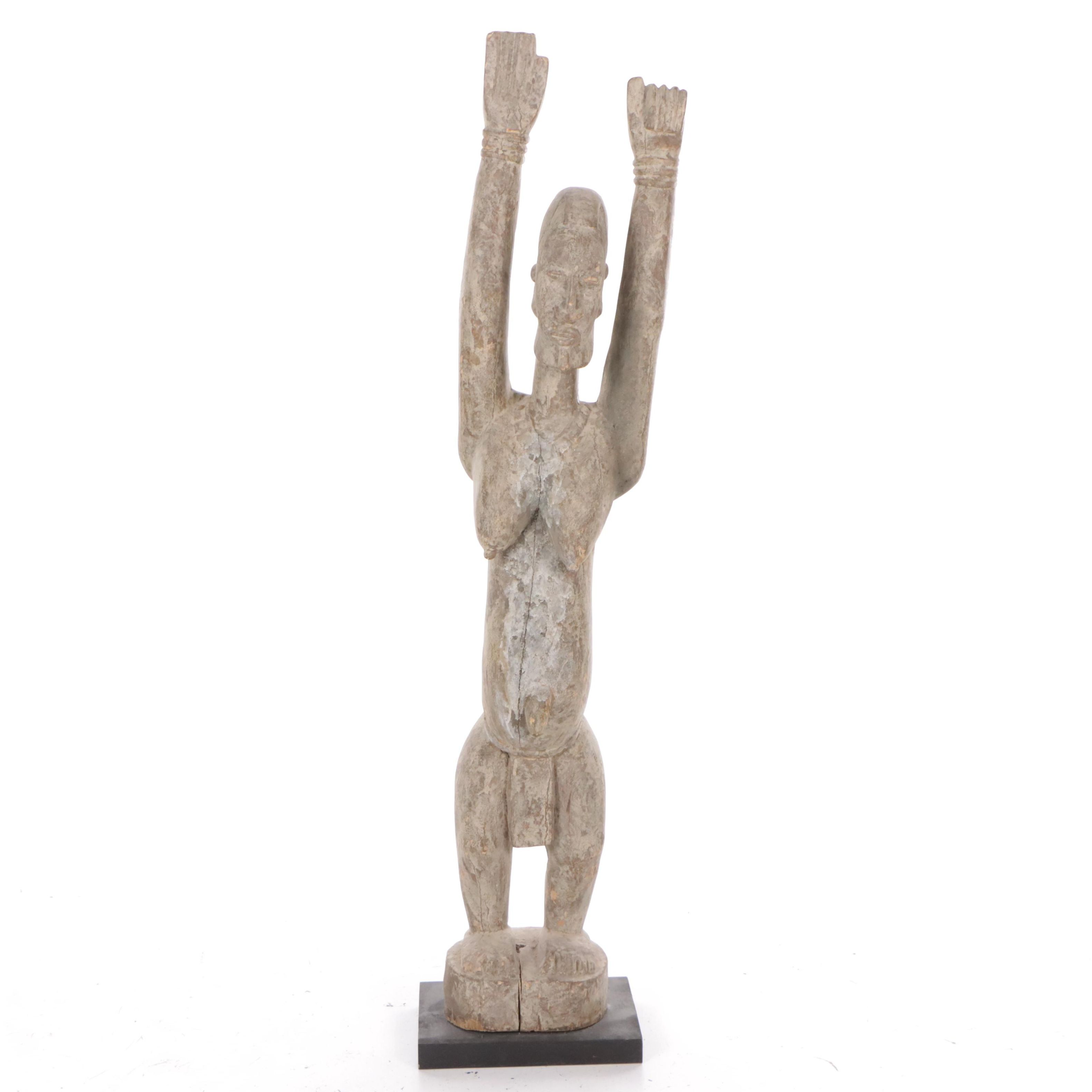 West Africa Dogon Fertility Figure Carved Wood Sculpture