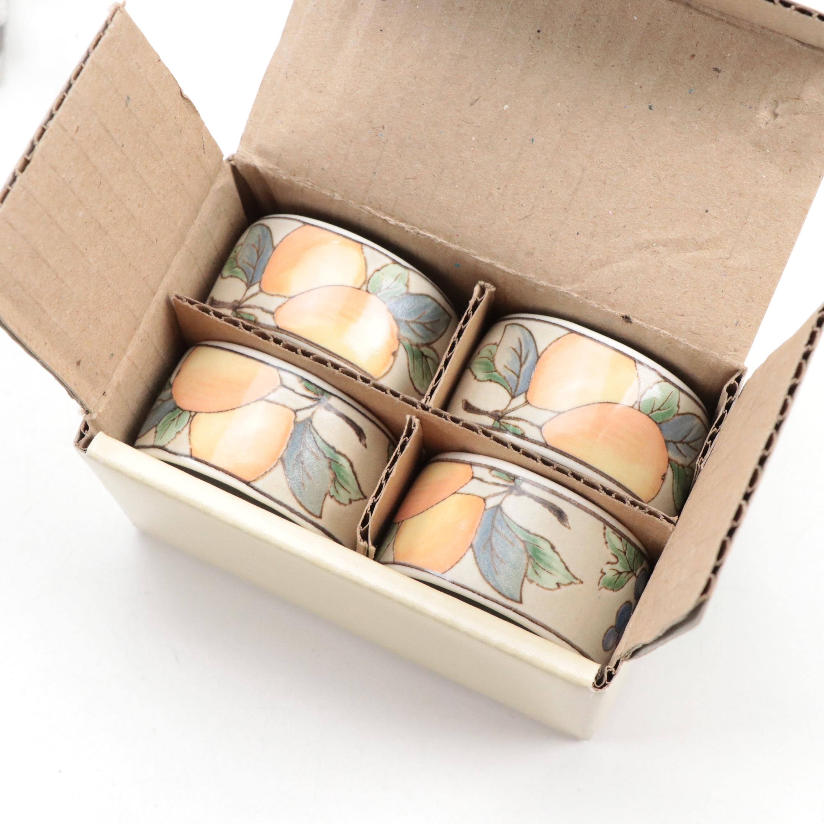 Ralph Lauren Cotton Placemats with Other Table Linens and Napkin Rings