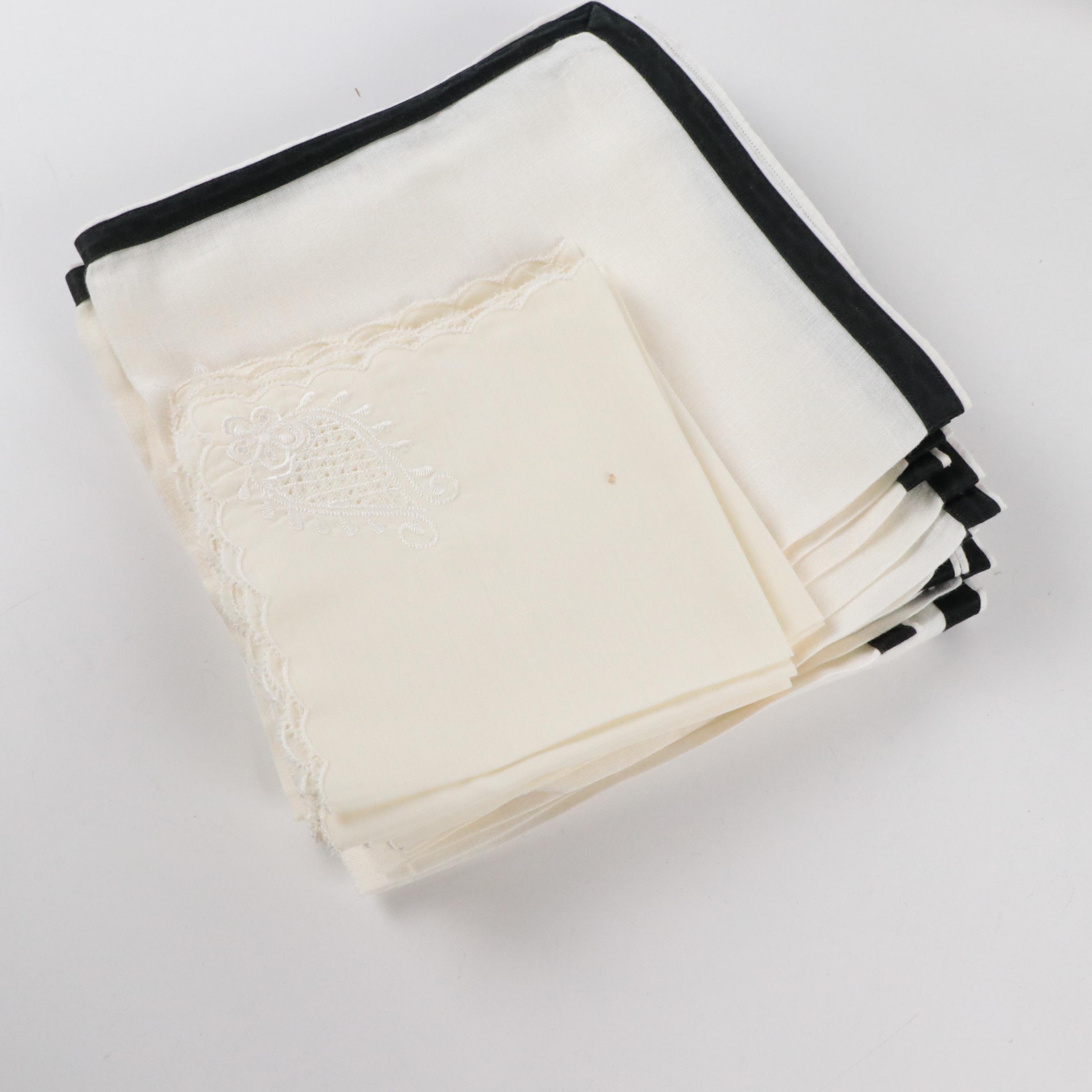 Ralph Lauren Cotton Placemats with Other Table Linens and Napkin Rings