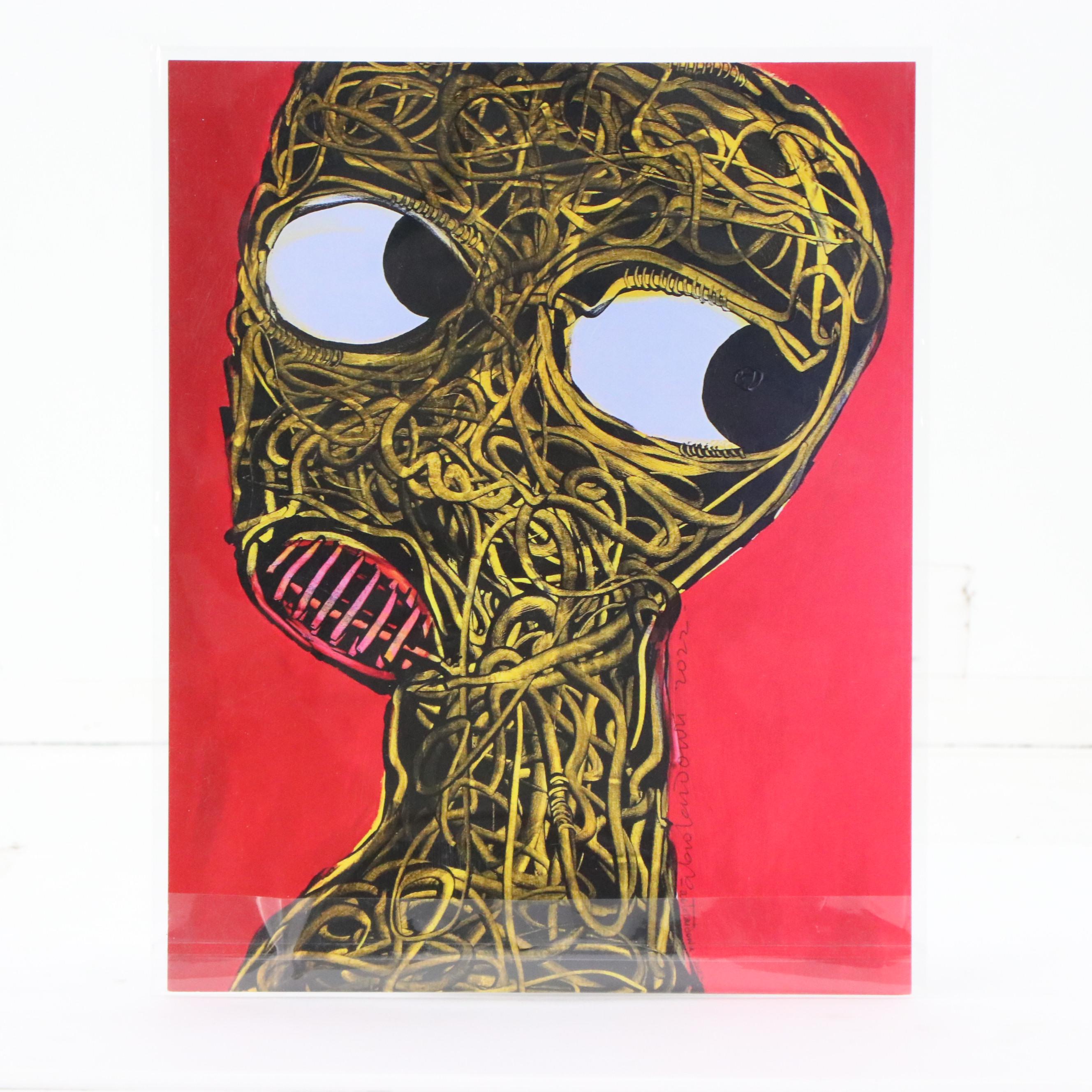 Abiola Idowu Abstract Offset Lithograph of Figure, 2022