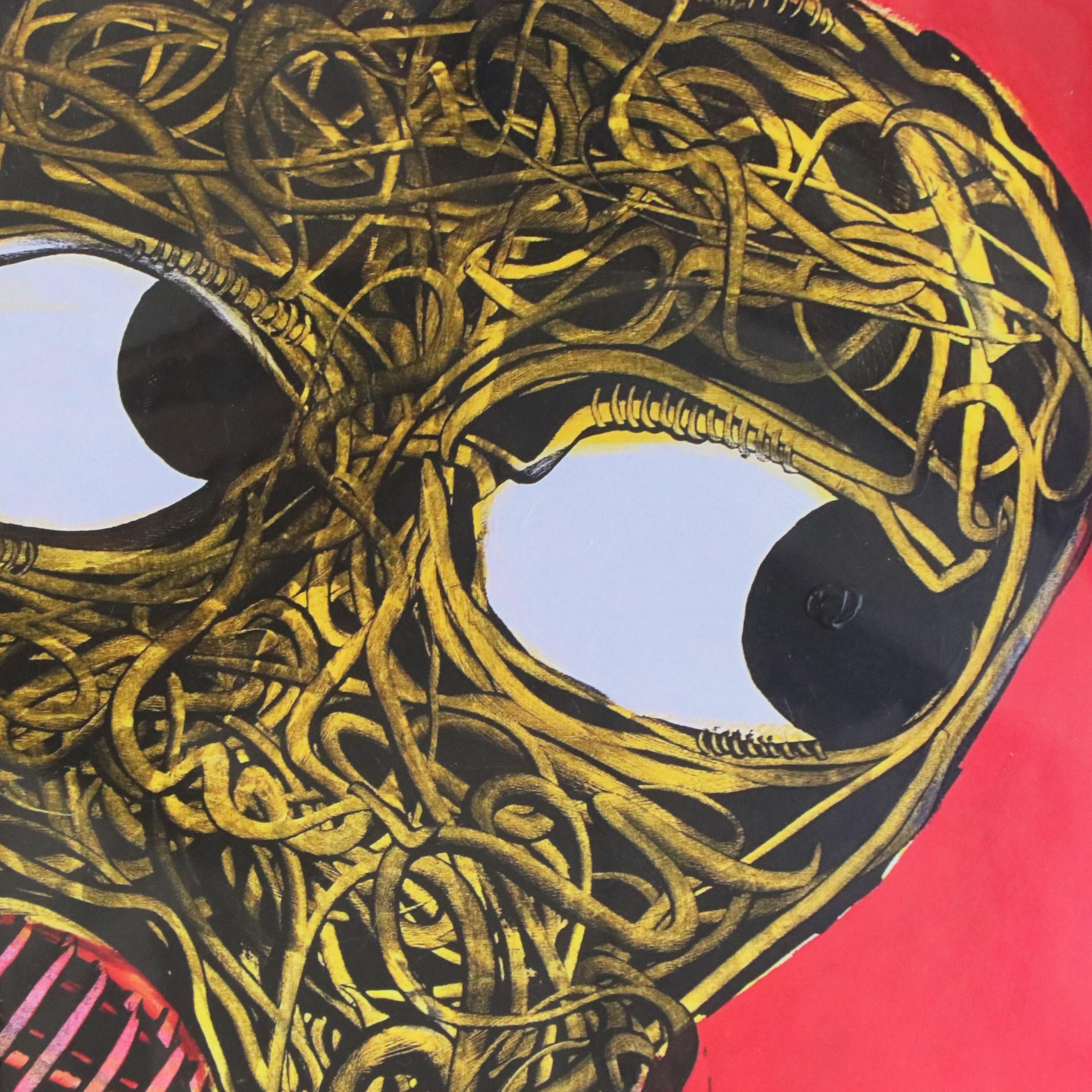 Abiola Idowu Abstract Offset Lithograph of Figure, 2022