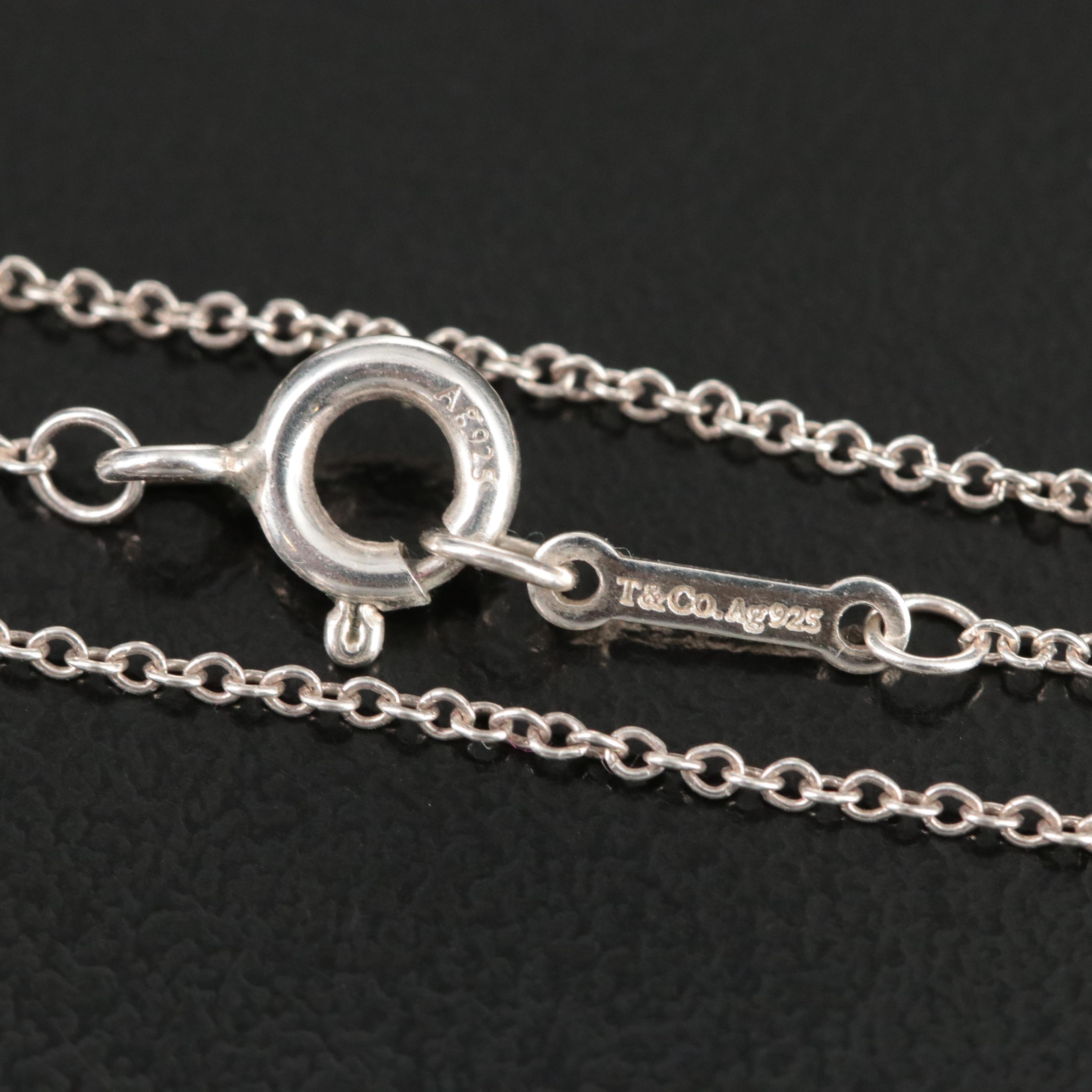 Paloma Picasso for Tiffany & Co. Sterling Olive Leaf Necklace