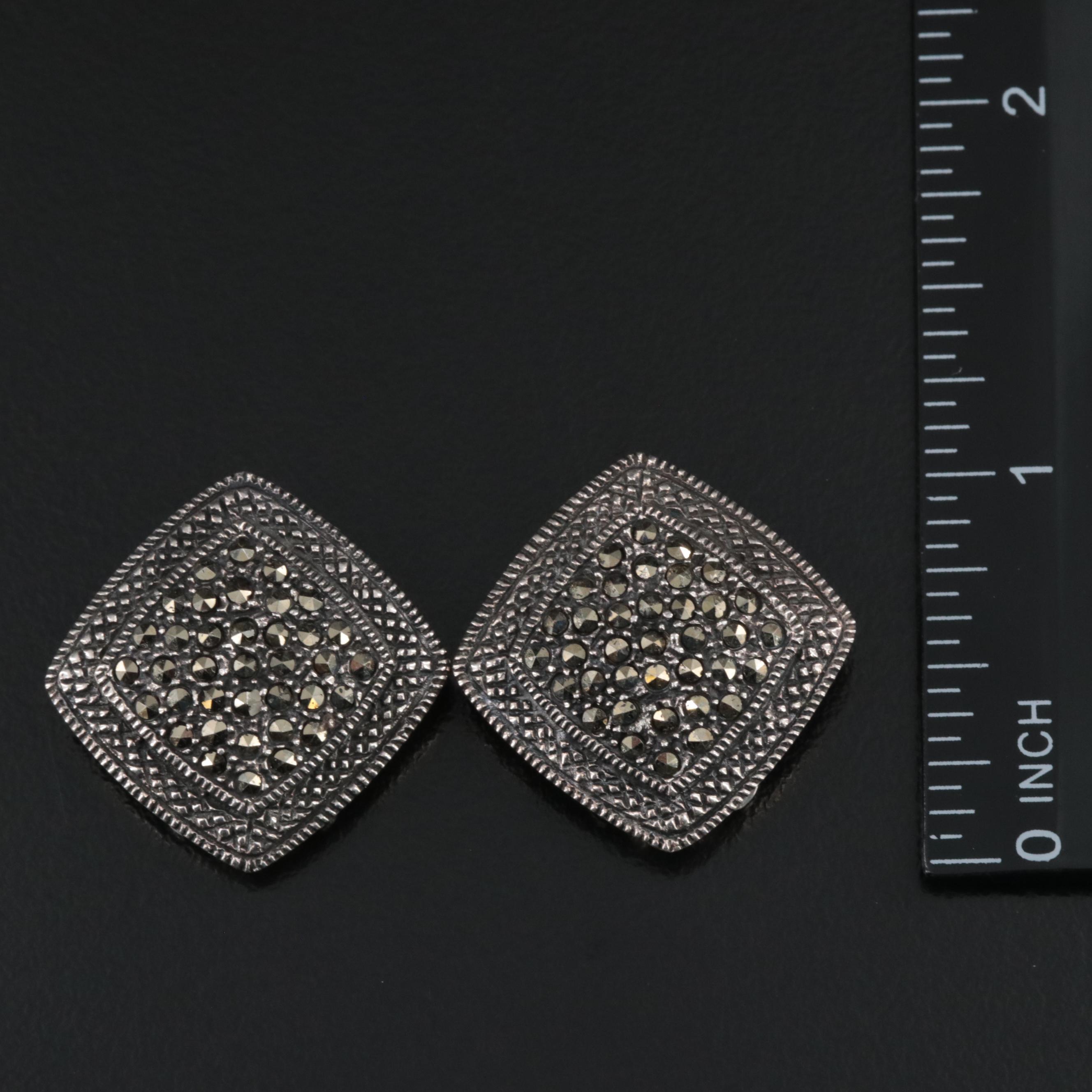 Sterling Gemstone Rings and Earrings Featuring Amethyst, Garnet and Smoky Quartz