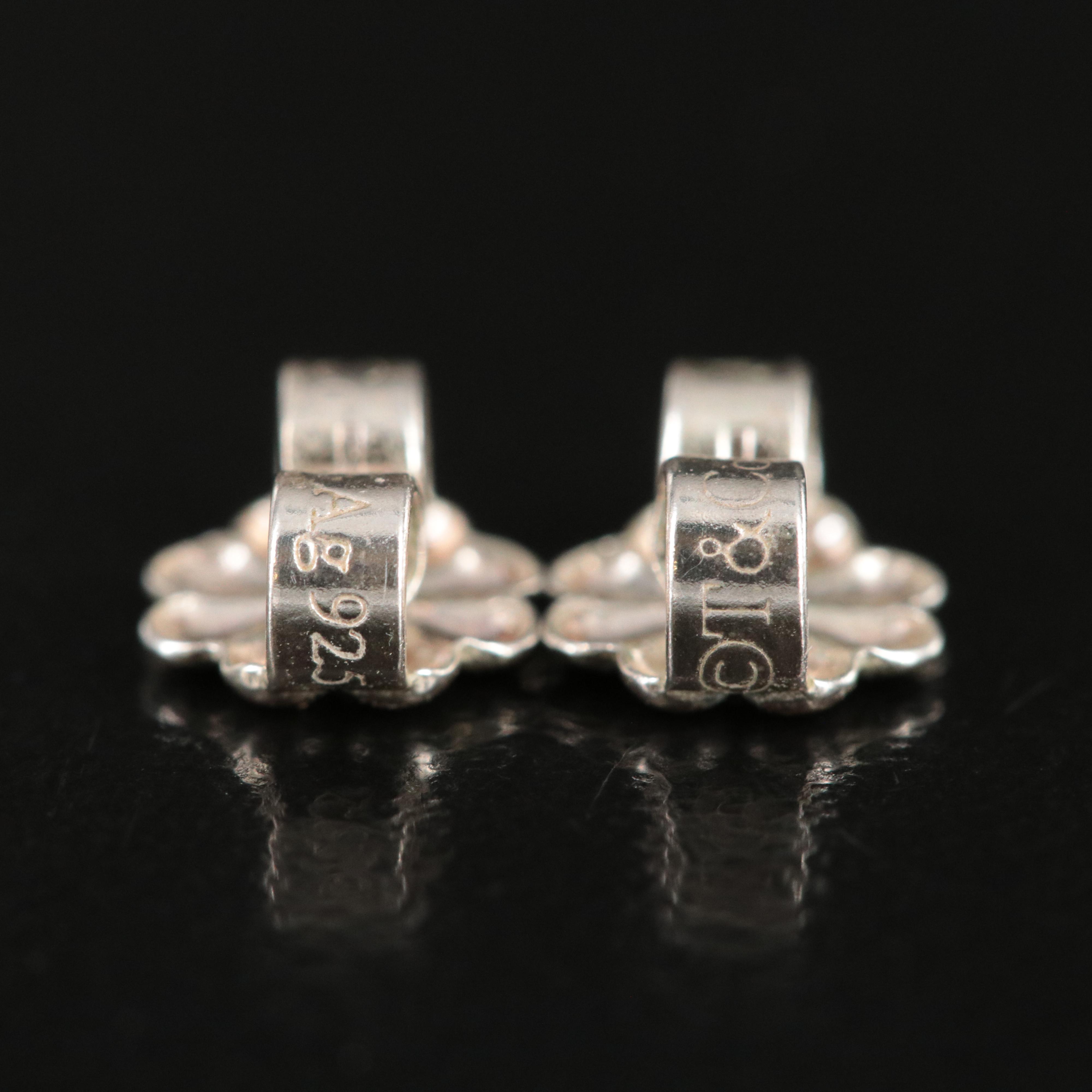 Paloma Picasso for Tiffany & Co. Sterling Olive Leaf Heart Earrings