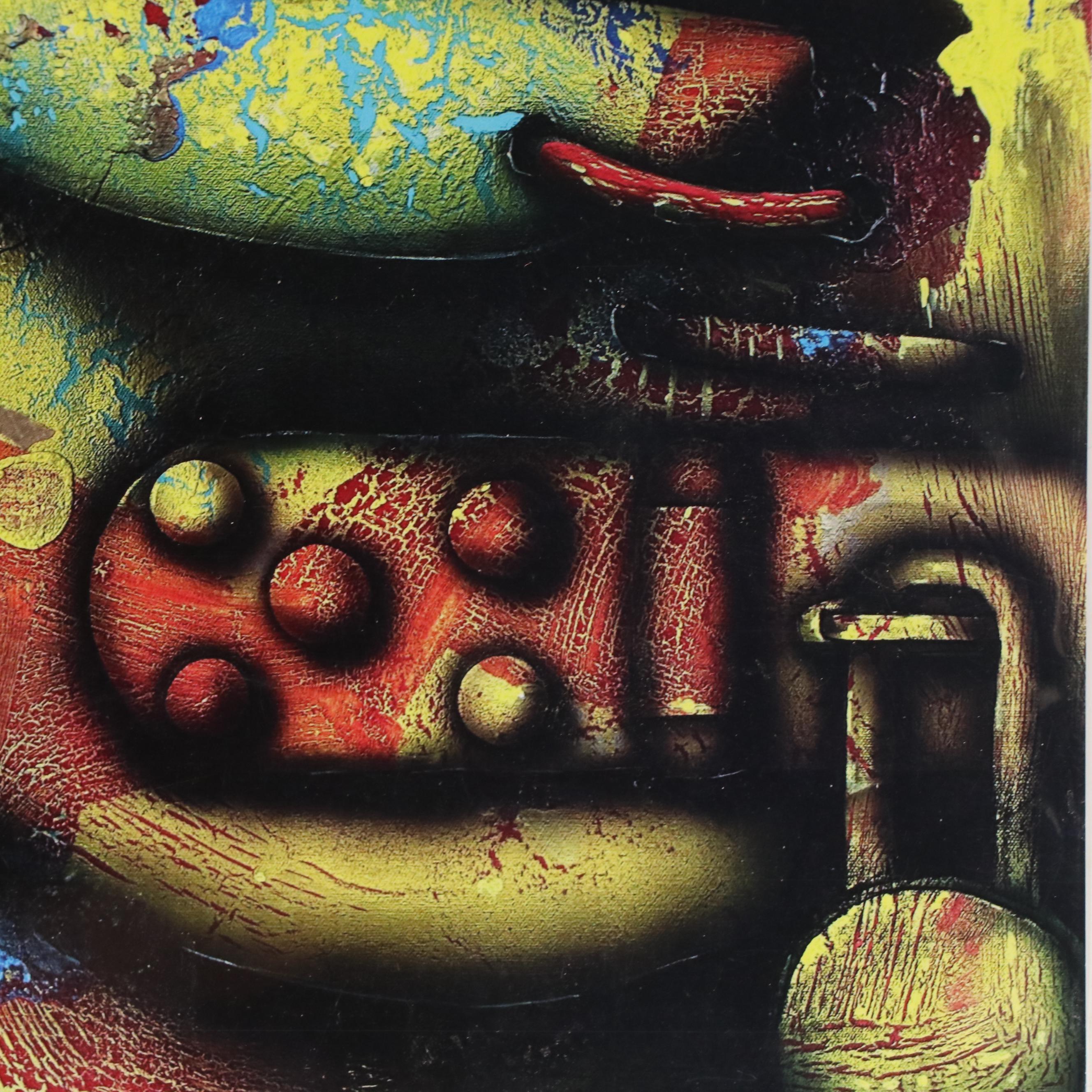 Abiola Idowu Surrealist Offset Lithograph Portrait, 2024