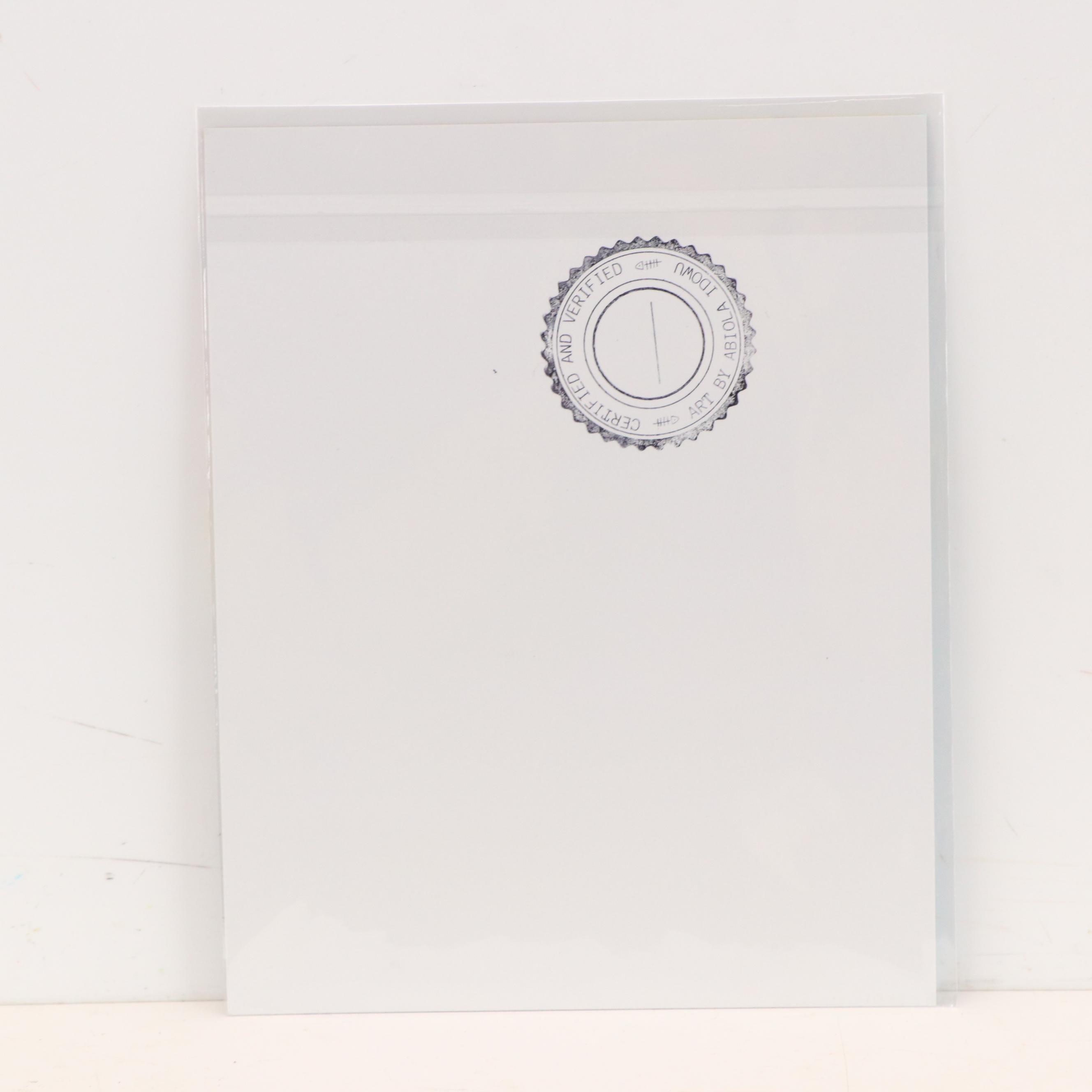 Abiola Idowu Surrealist Offset Lithograph Portrait, 2024