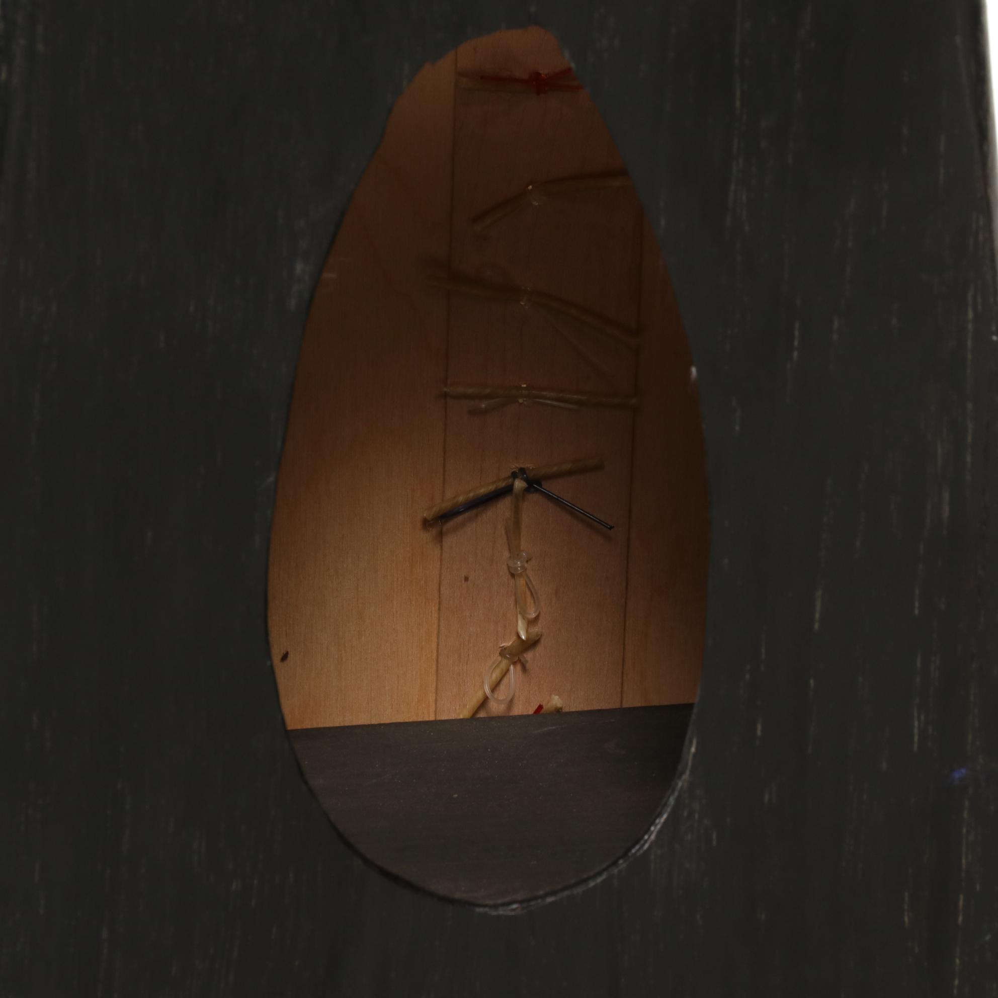 Pedal Harp with Hand-Painted Fish in a Pond Soundboard