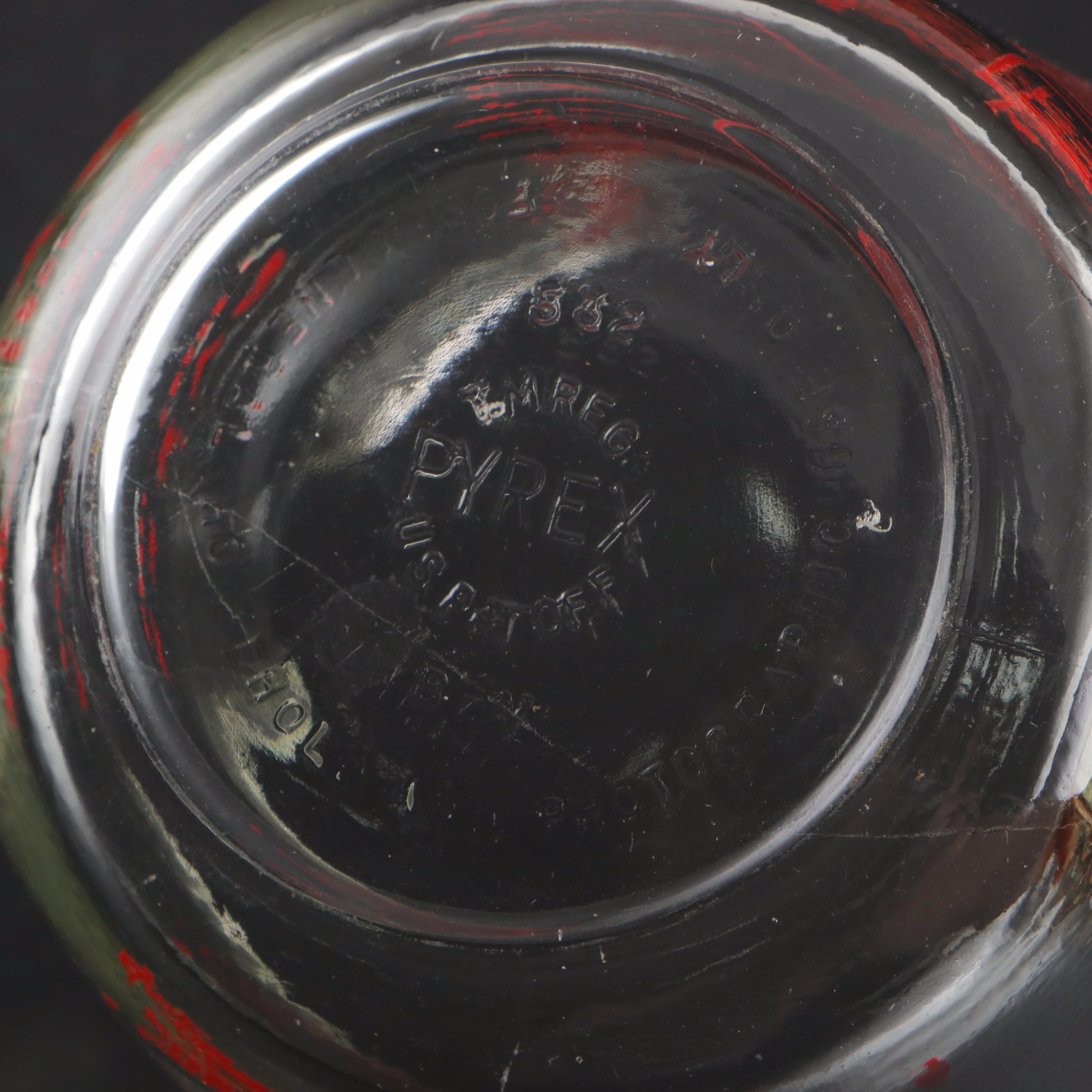 Pyrex Liquid Measuring Cups with All-Clad Pans and Ice Bucket