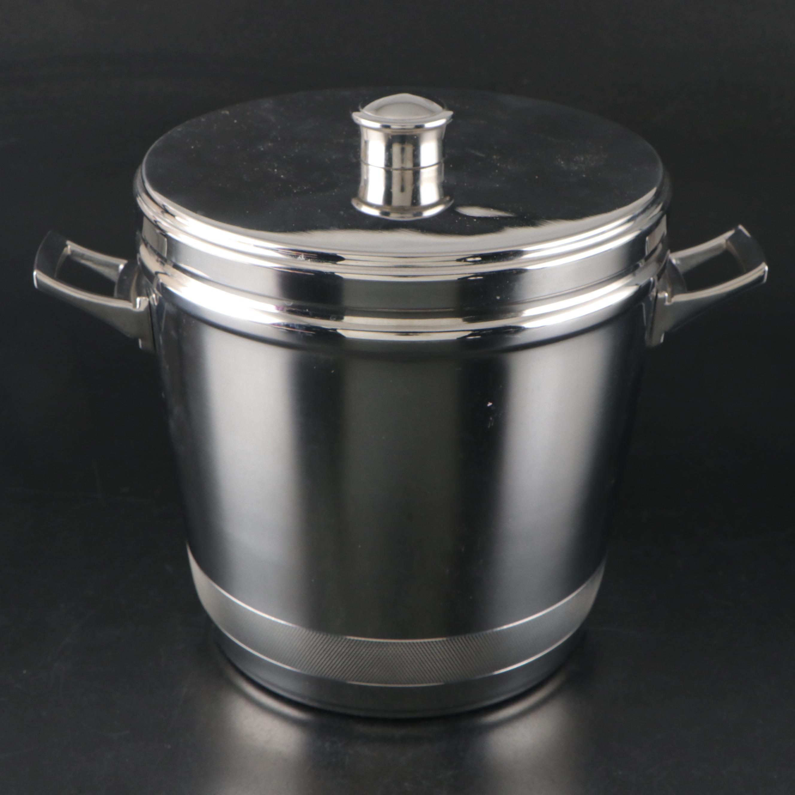 Pyrex Liquid Measuring Cups with All-Clad Pans and Ice Bucket