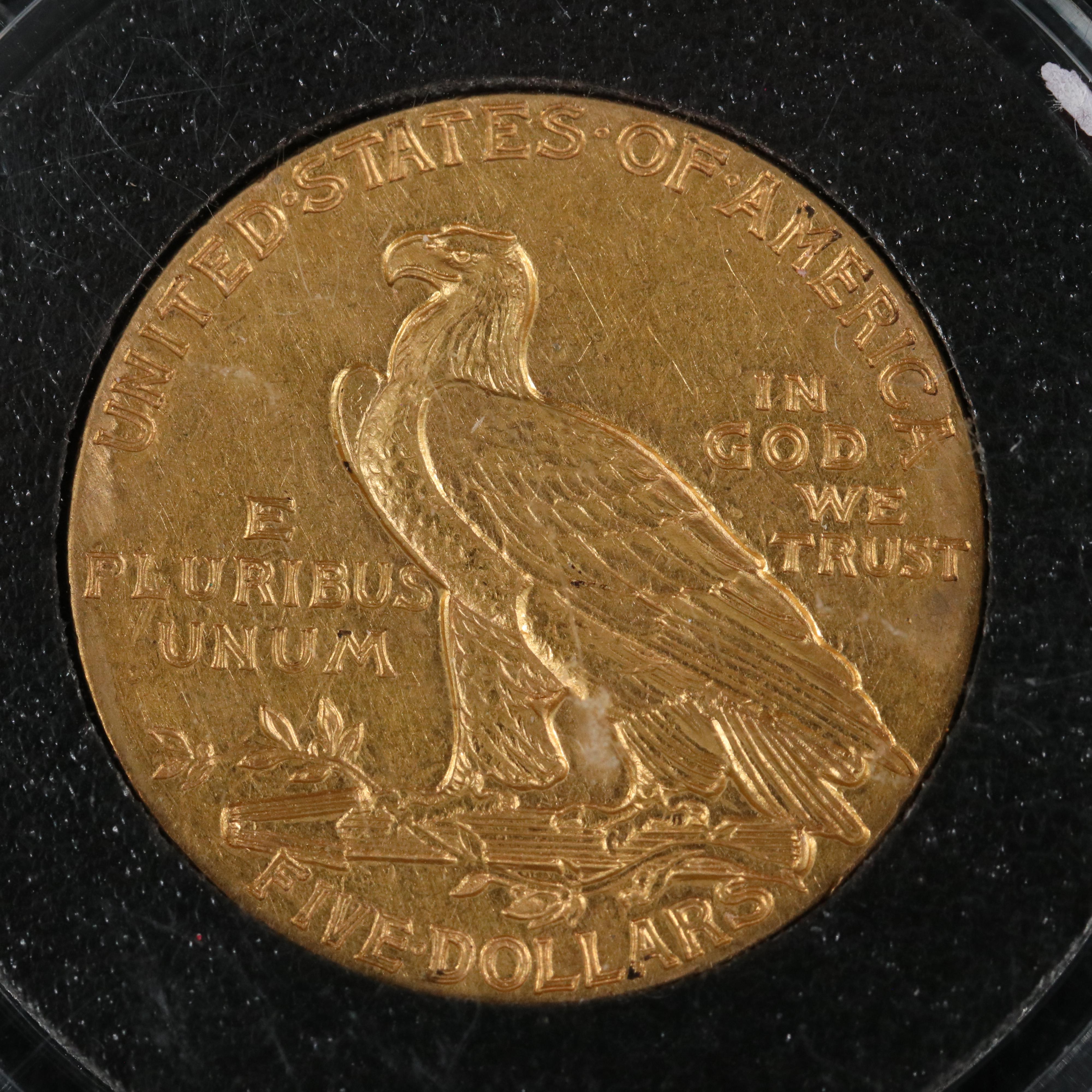 1913 Indian Head $5 Gold Coin