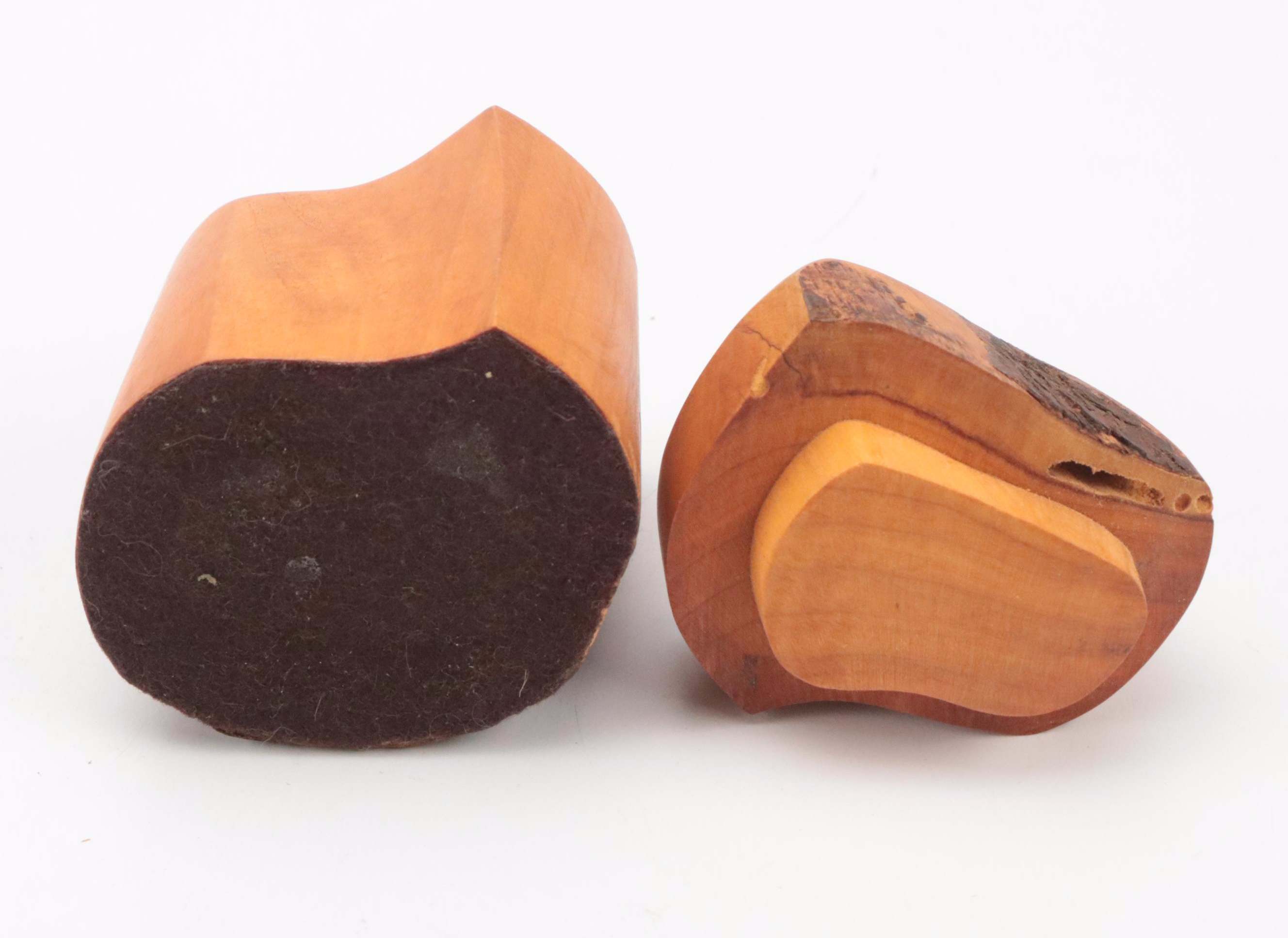 Bizarre Boxes Finshed Wood Box with Carved Stone Fish Paperweight with More