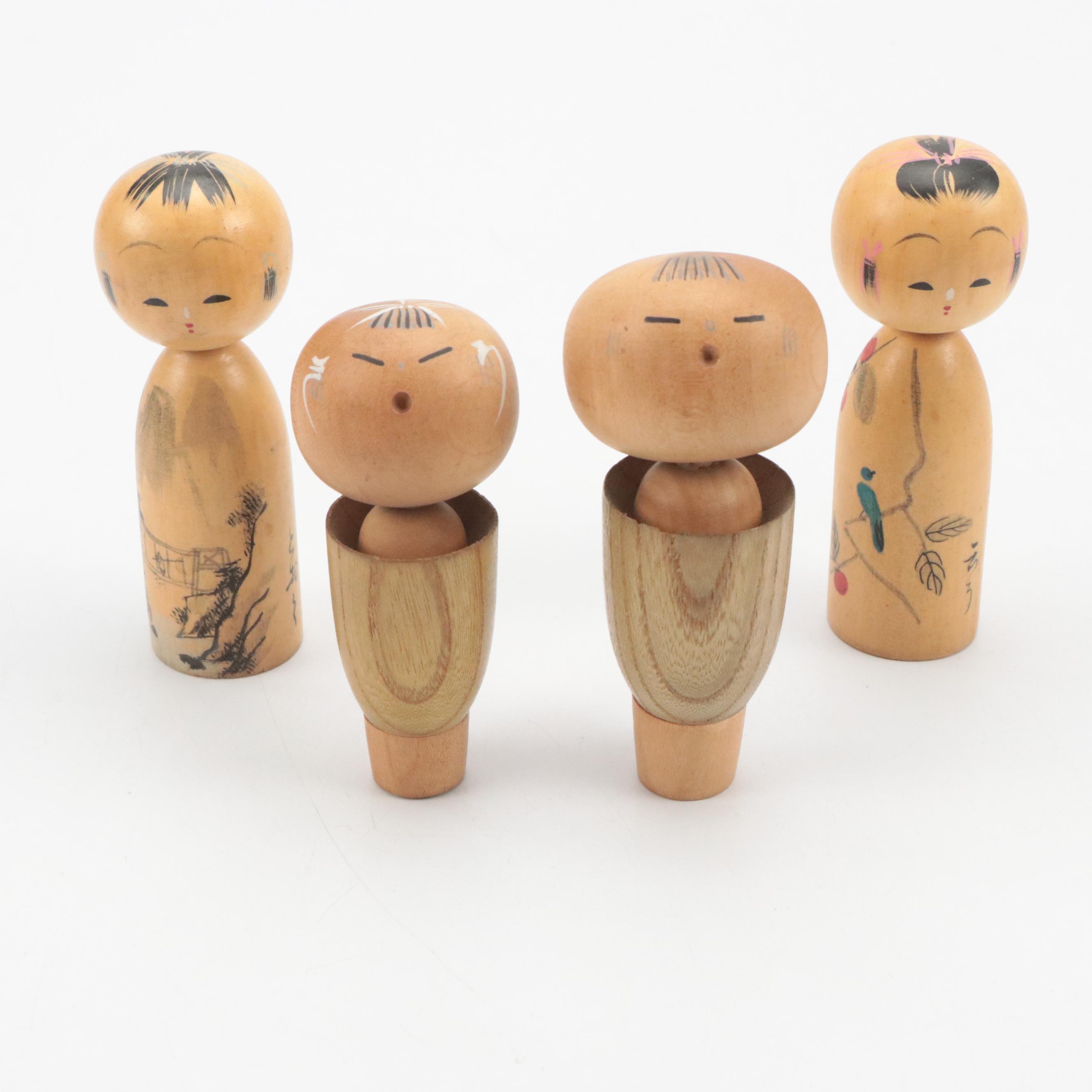 Bizarre Boxes Finshed Wood Box with Carved Stone Fish Paperweight with More