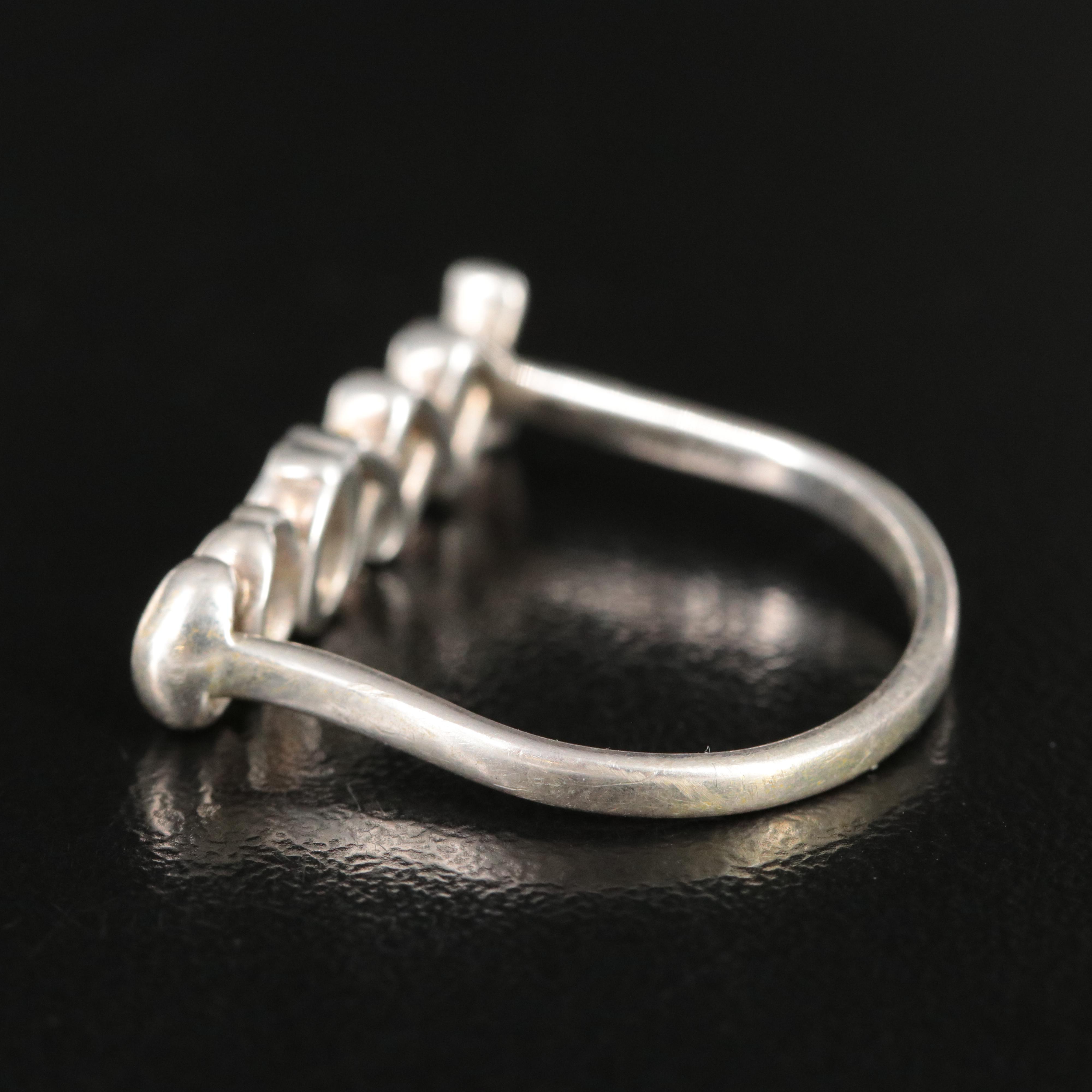 Paloma Picasso for Tiffany & Co. Sterling Love and Kisses Ring