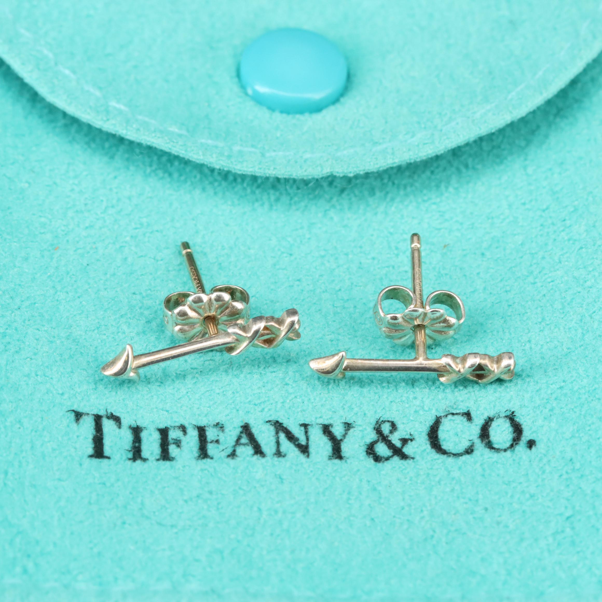 Paloma Picasso for Tiffany Co. Sterling Graffiti Arrow Earrings Everything But The House