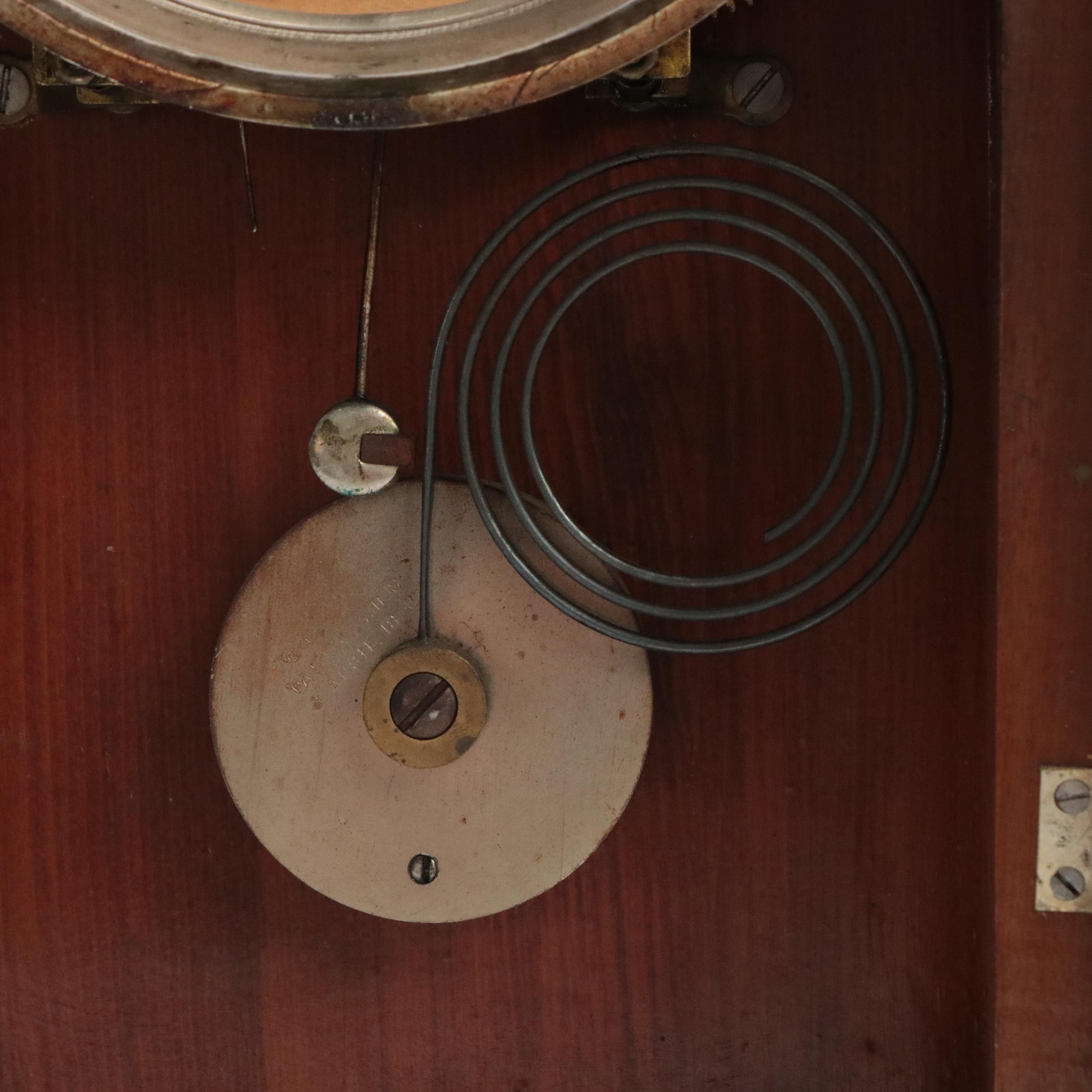 William L. Gilbert "Helios" Carved Walnut Shelf Clock, Late 19th Century