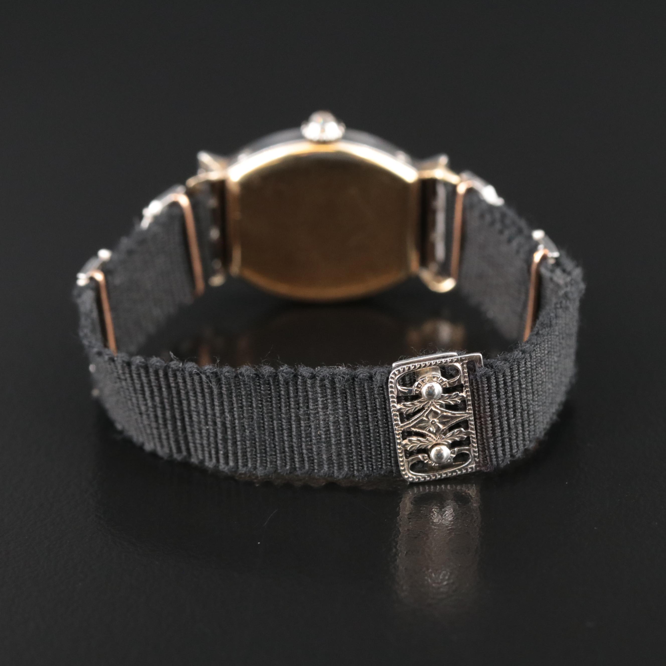 Vintage Cartier Tortue 2.31 CTW Diamond Set Platinum Watch